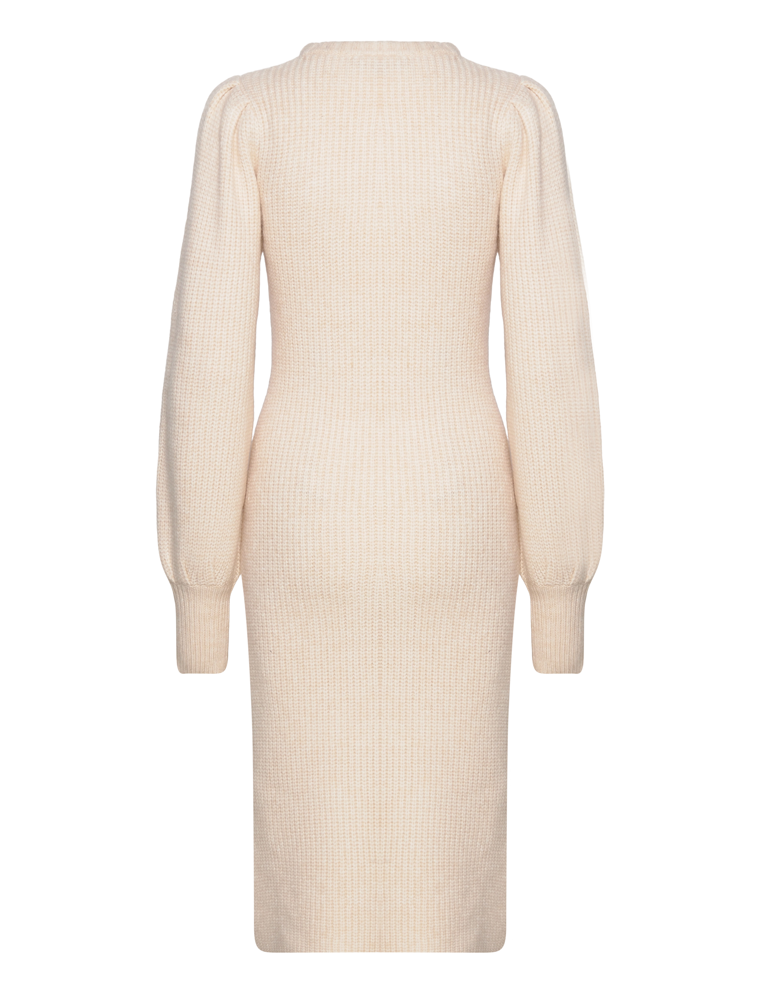 French Connection - KESSY PUFF SLEEVE DRESS - oatmeal - 1