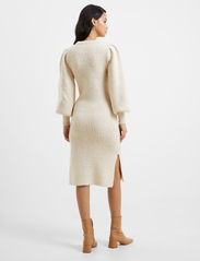 French Connection - KESSY PUFF SLEEVE DRESS - neulemekot - oatmeal - 6