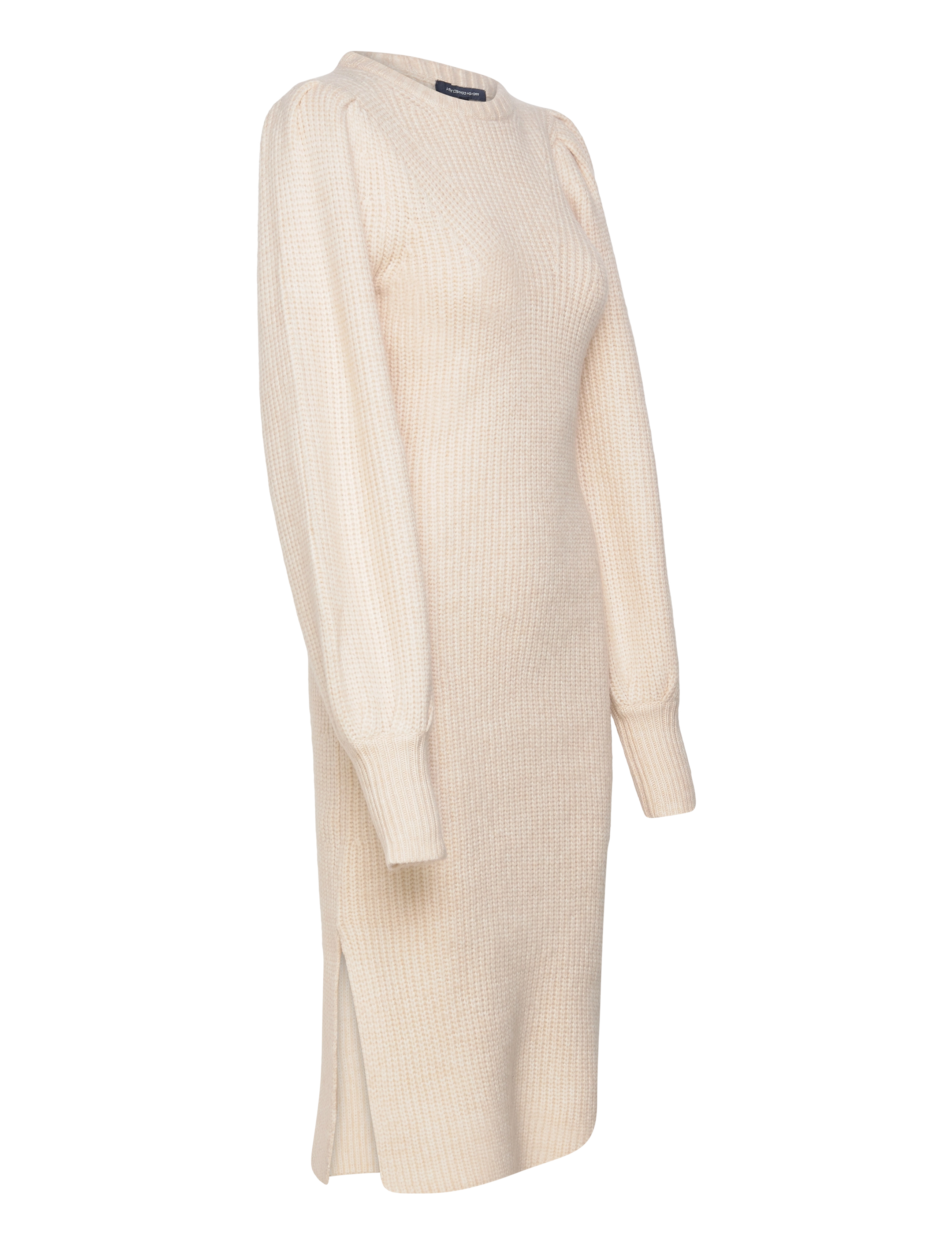 French Connection - KESSY PUFF SLEEVE DRESS - oatmeal - 3