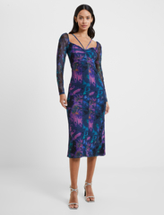 French Connection - TONI MESH GABRIELA DRESS - party wear at outlet prices - blue depths - 2
