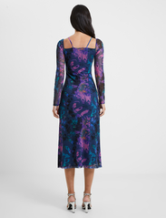 French Connection - TONI MESH GABRIELA DRESS - party wear at outlet prices - blue depths - 4