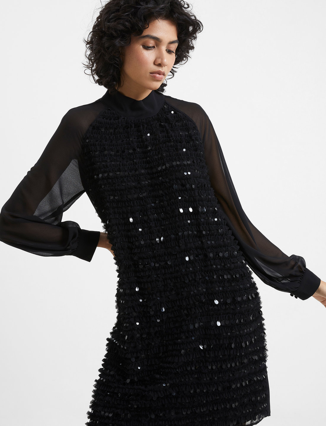 French Connection Carina Embellished Dress Midi dresses Boozt