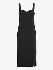 French Connection - ECHO CREPE DRESS - midi kjoler - blackout - 0