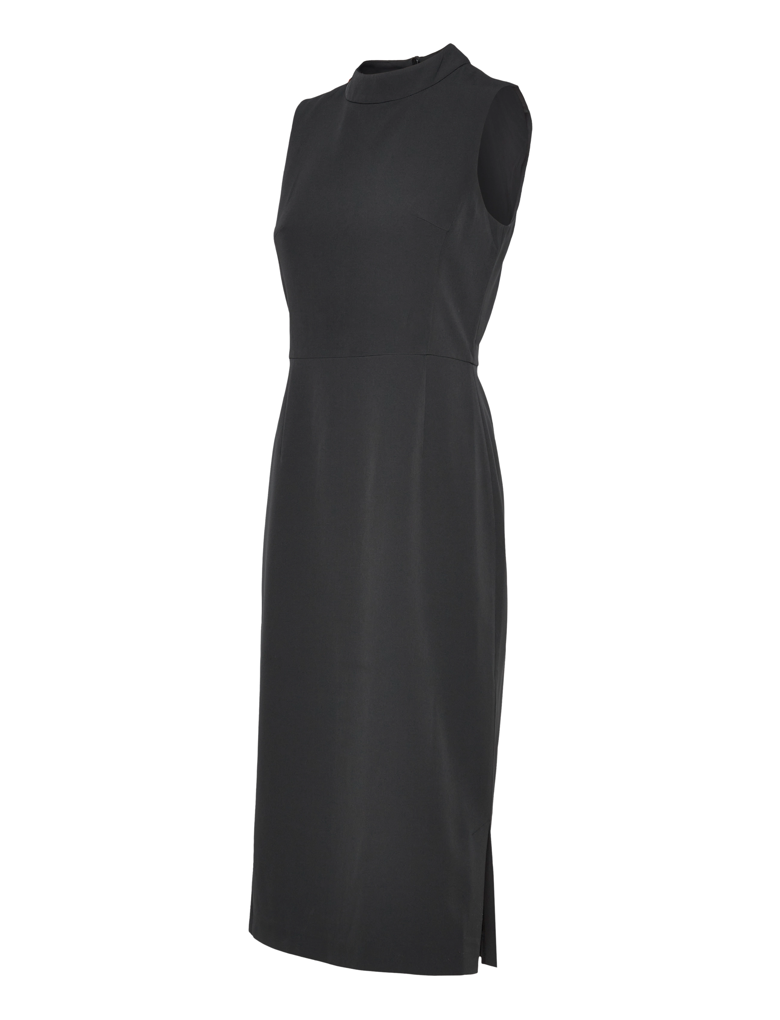French Connection - ECHO CREPE MOCK NECK DRESS - blackout - 3