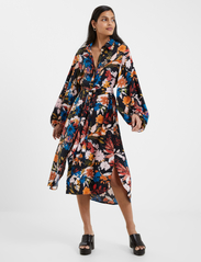 French Connection - BROOK DELPHINE SHIRT DRESS - sukienki koszulowe - blackout - 4