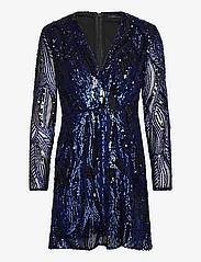French Connection - DENIZ EMBELLISHED LS MINI DRES - party wear at outlet prices - surf the web - 0