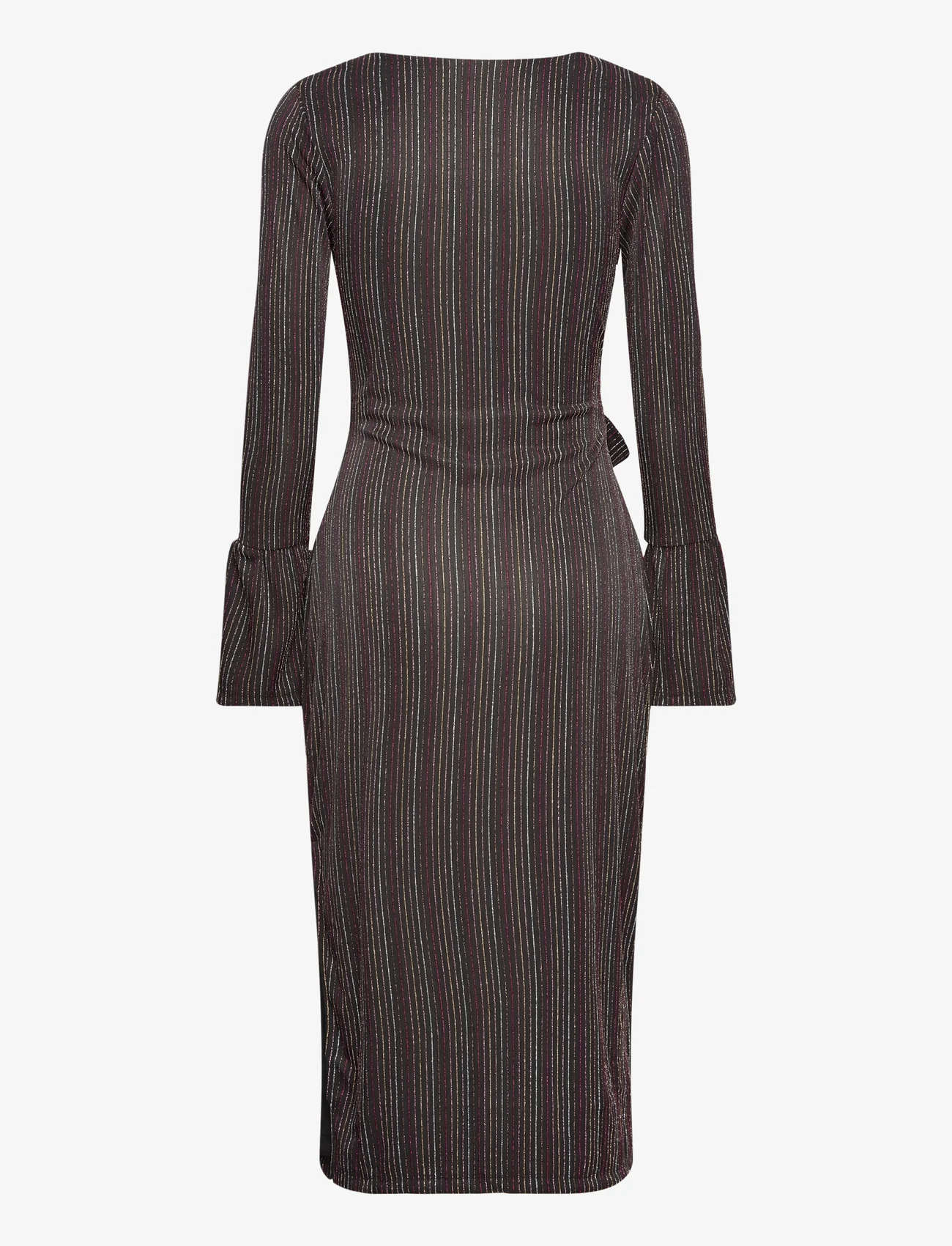 French Connection - PAULA KEYHOLE DRESS - vakarėlių drabužiai išparduotuvių kainomis - blackout multi - 1