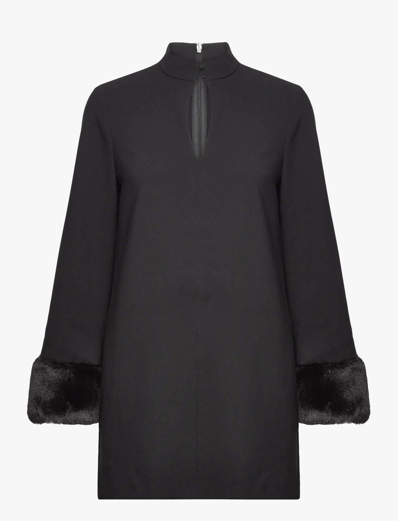 French Connection - WHISPER RUTH SLV DETAIL DRESS - festklær til outlet-priser - blackout - 0