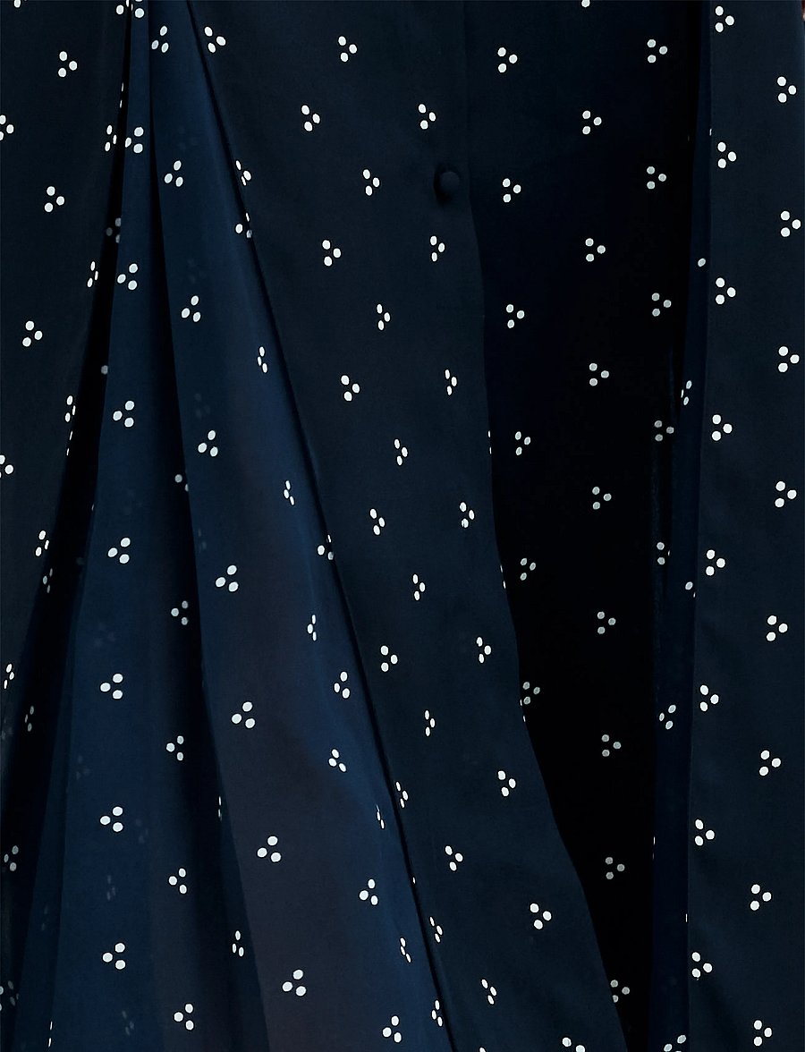 French Connection - LAINEY MILA GGT MIX MIDI SHIRT DRESS - sommarklänningar - new navy - 4