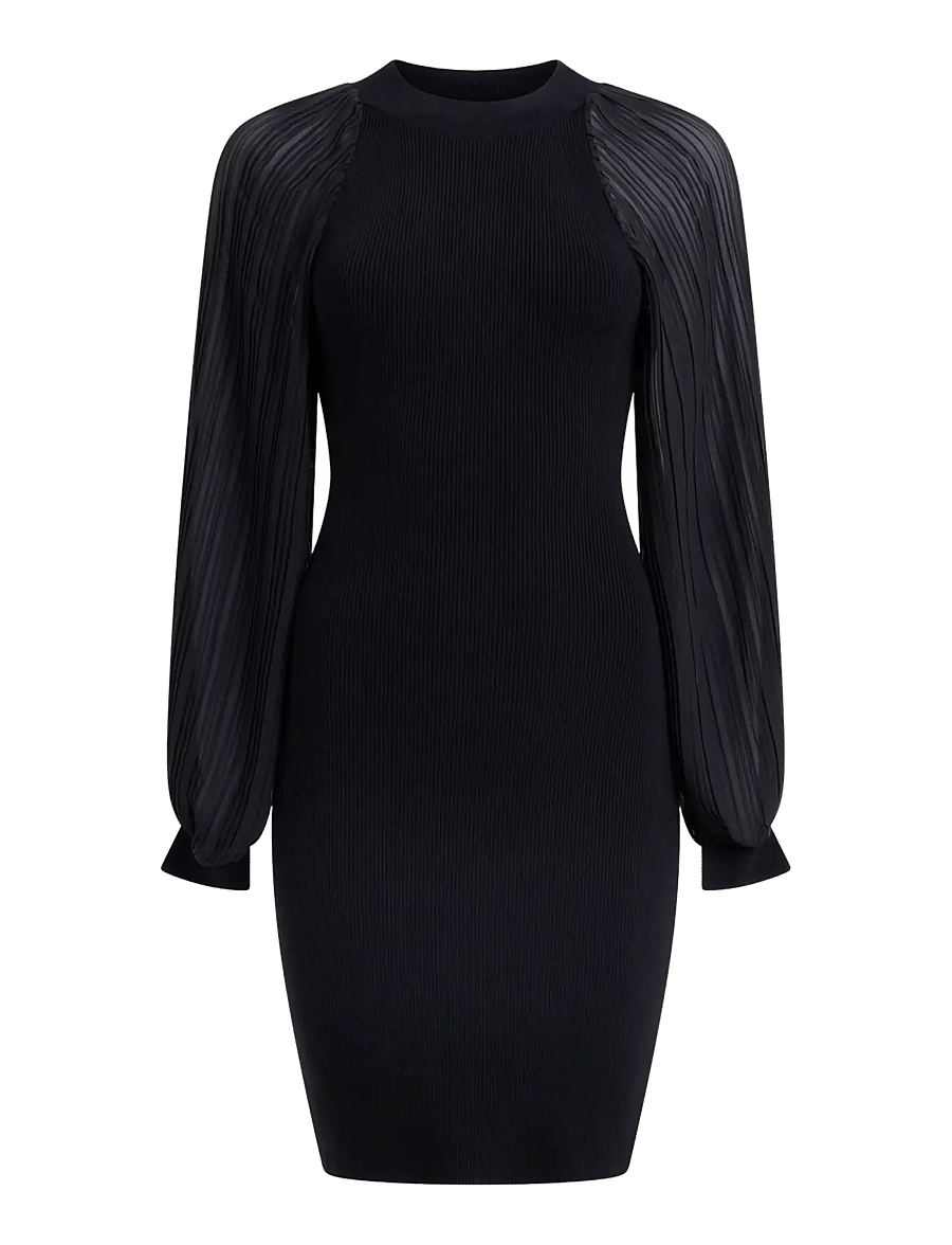 French Connection - KRISTA ORGANZA RUFFLE DRESS - cocktailkjoler - black - 1