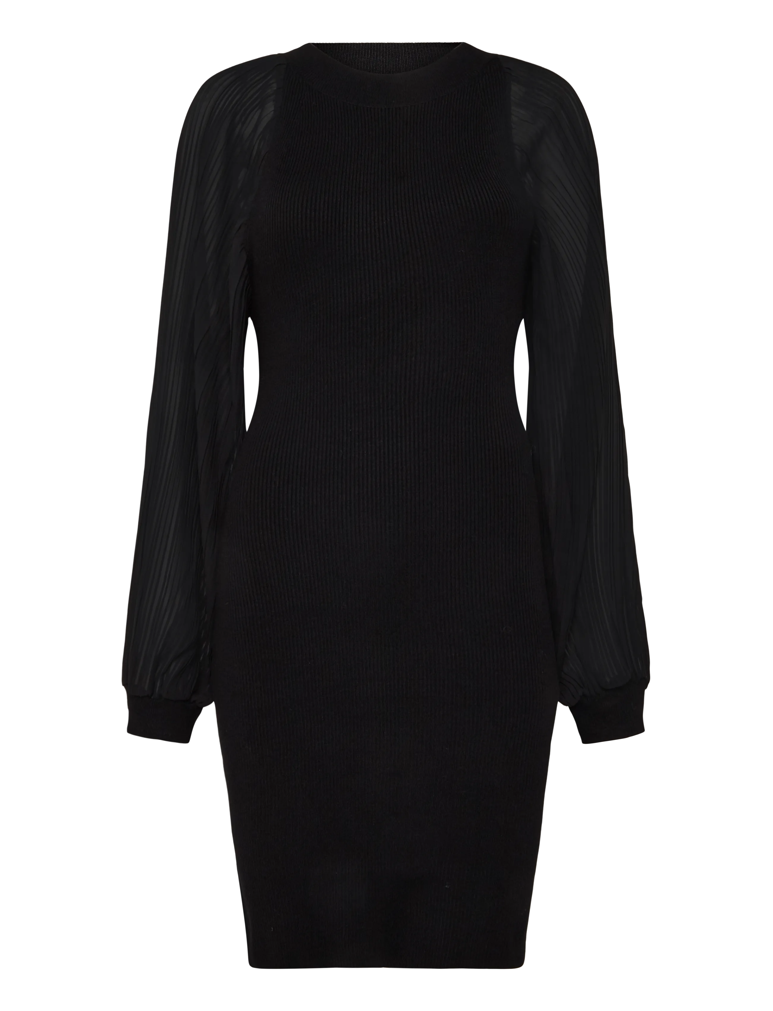 French Connection KRISTA ORGANZA RUFFLE DRESS - Kleider - BLACK / black