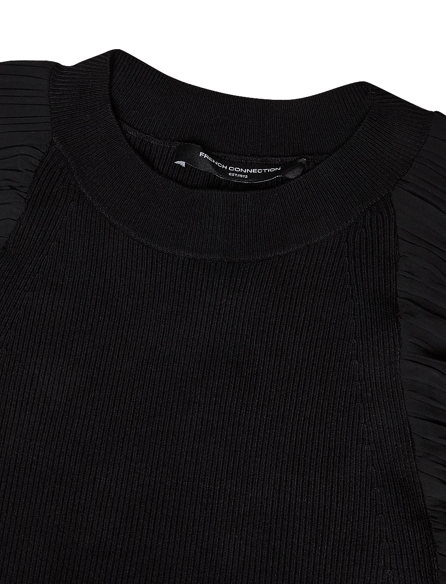 French Connection - KRISTA ORGANZA RUFFLE DRESS - cocktail-kjoler - black - 5