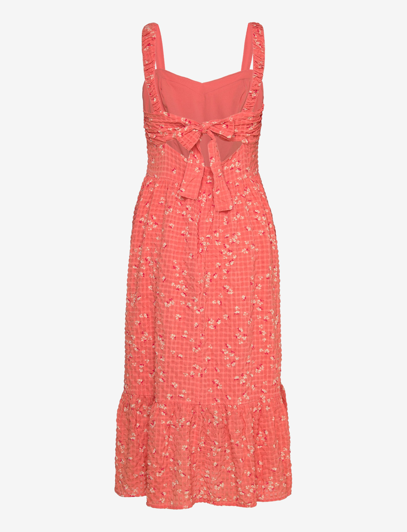 French Connection - ERIN GRETTA DRESS - coral multi - 2
