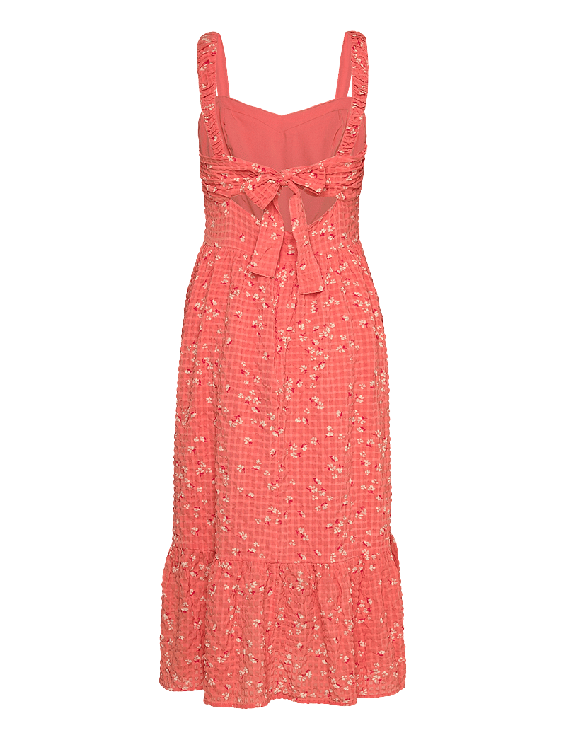 French Connection - ERIN GRETTA DRESS - coral multi - 2