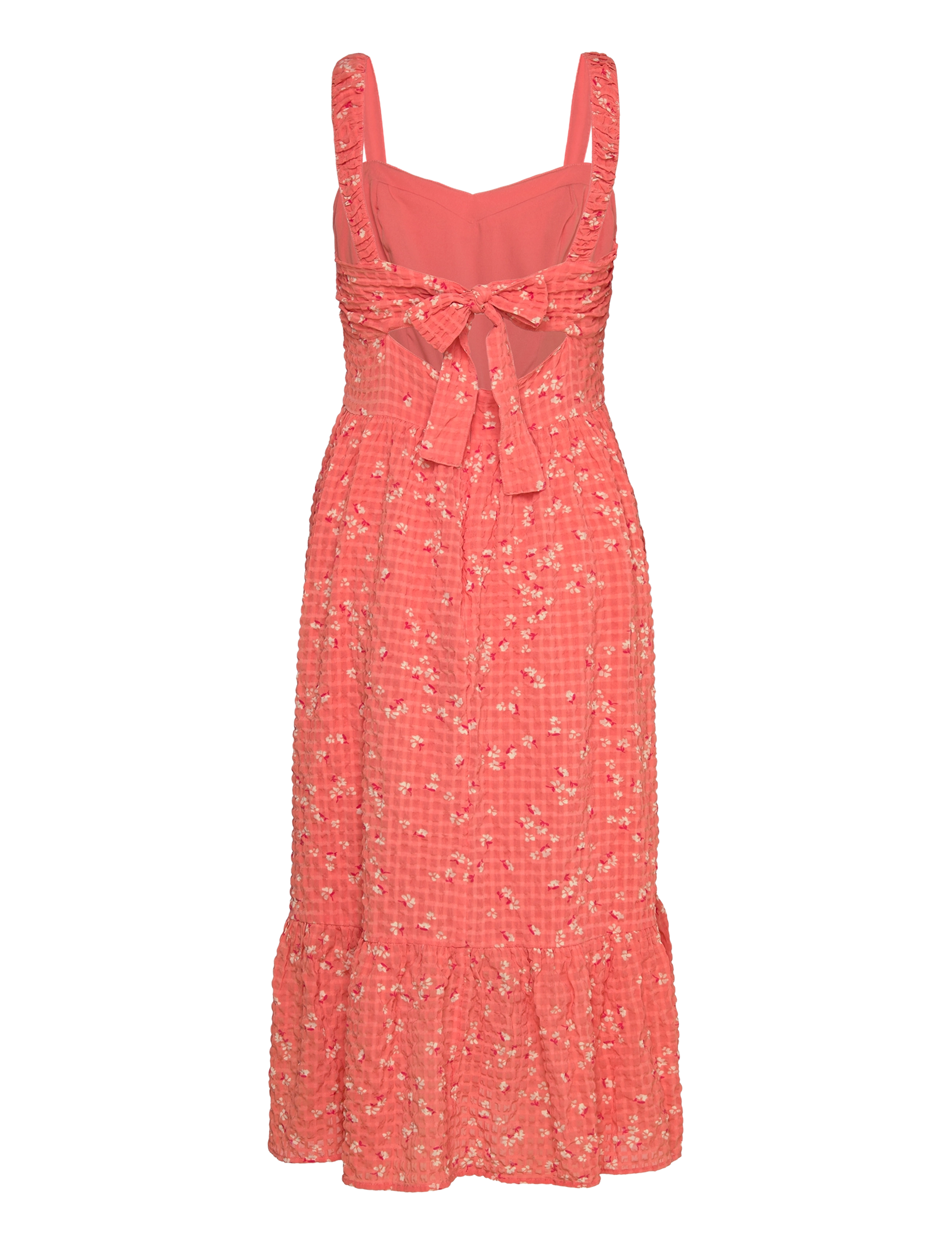 French Connection - ERIN GRETTA DRESS - coral multi - 2