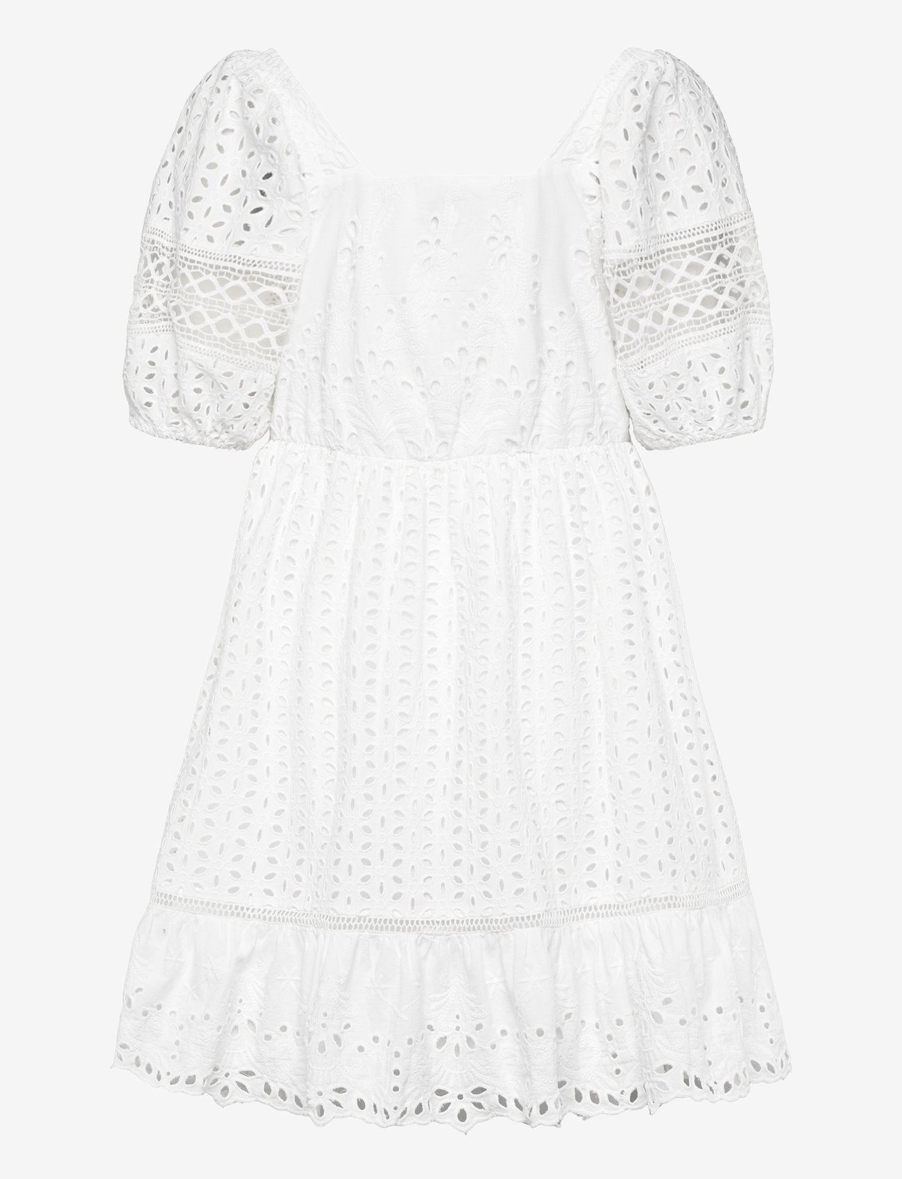 French Connection - ALISSA COTTON BRODERIE DRESS - konfirmation - linen white - 1