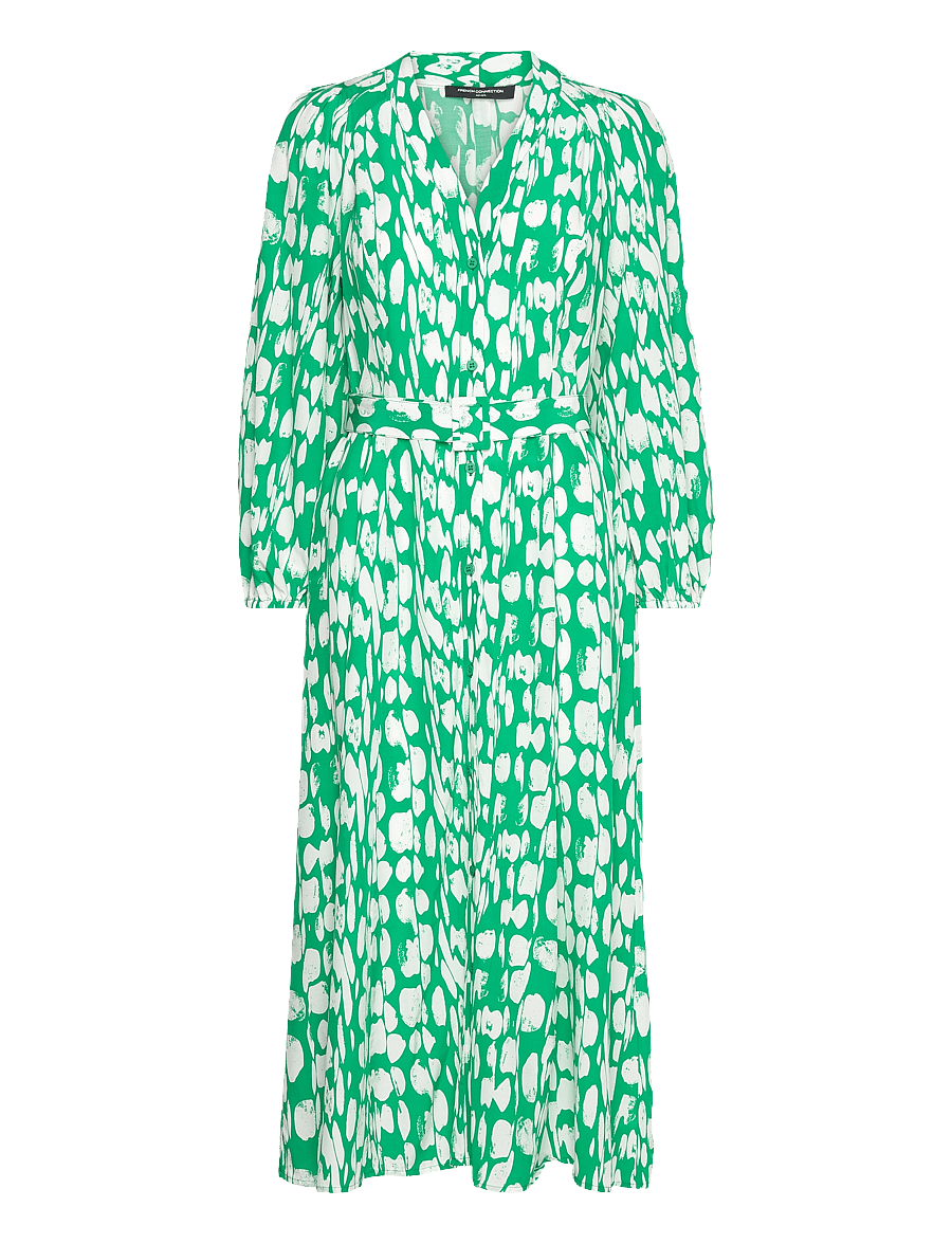 French Connection - ISLANNA BRACELET SLV LTH DRESS - jelly bean/white - 1