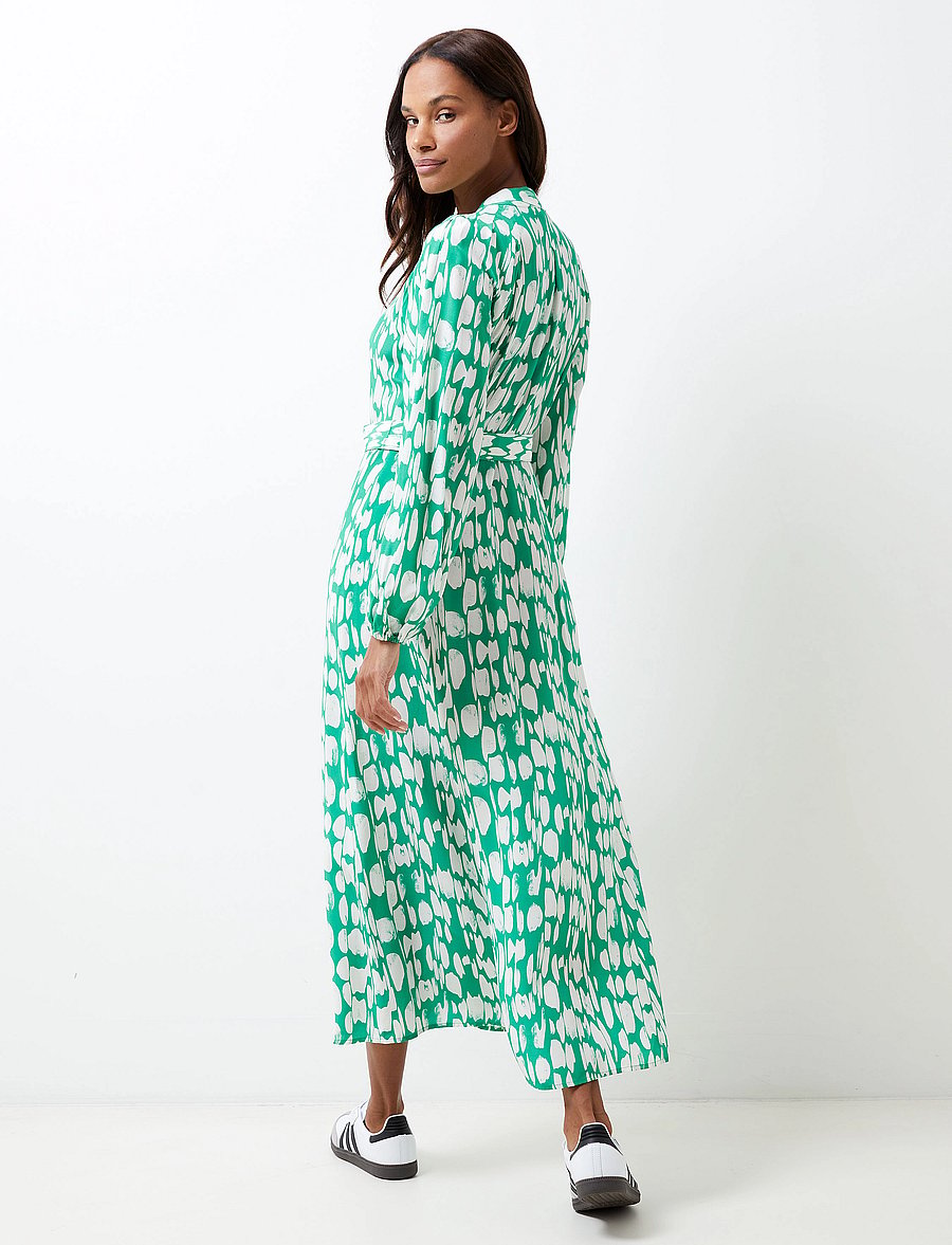 French Connection - ISLANNA BRACELET SLV LTH DRESS - jelly bean/white - 3