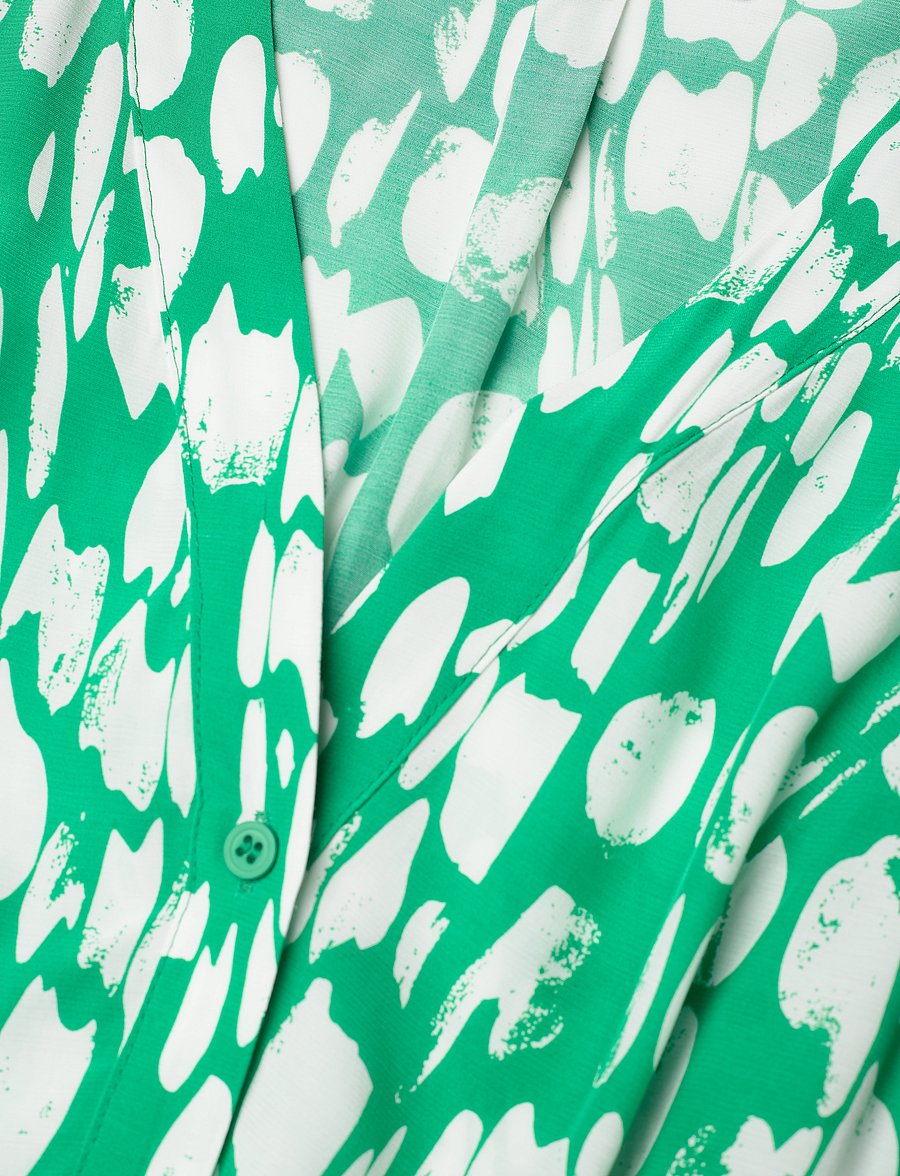 French Connection - ISLANNA BRACELET SLV LTH DRESS - jelly bean/white - 4