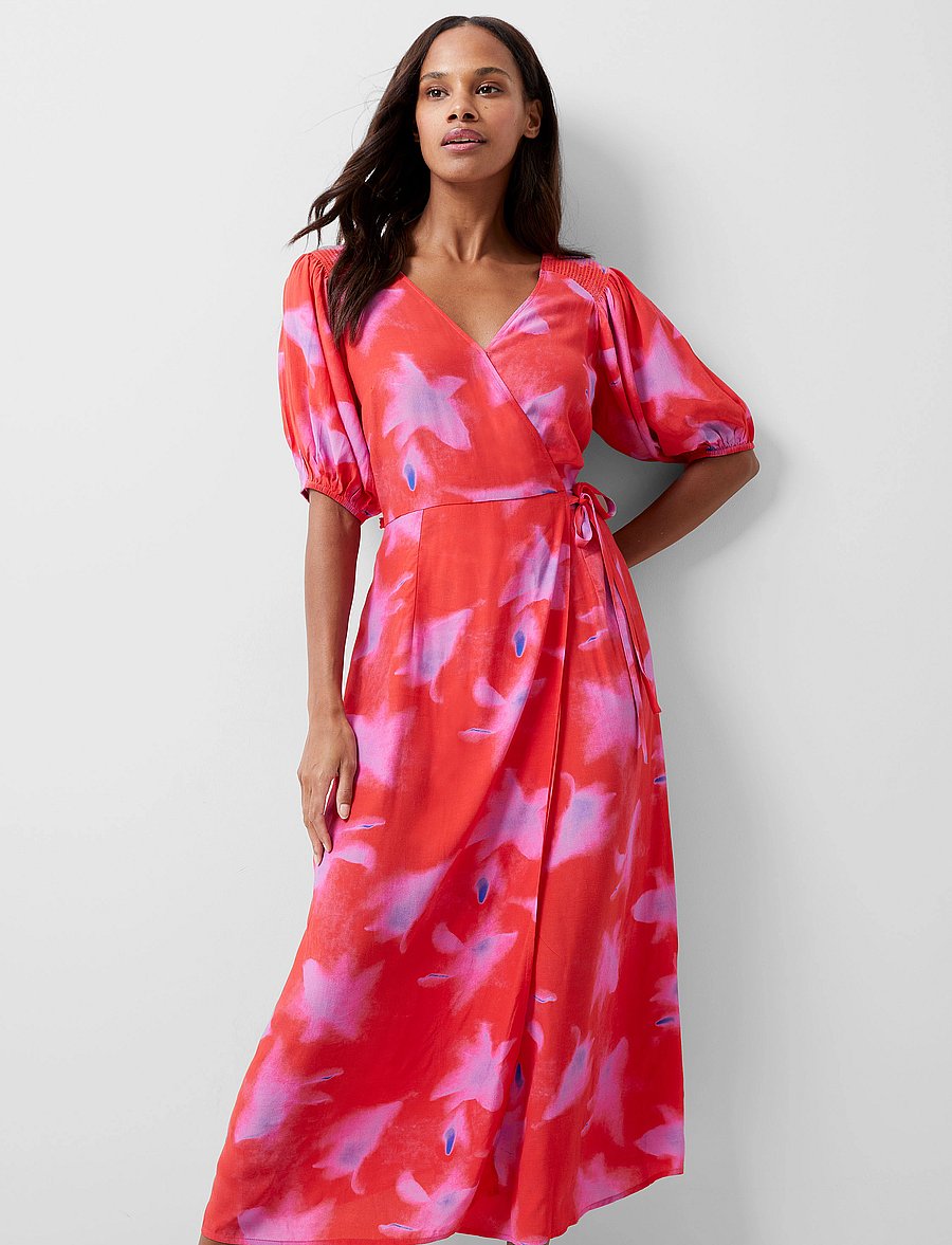 French Connection - CHRISTY DELPHINE DRESS - raspberry sor/aurora - 0