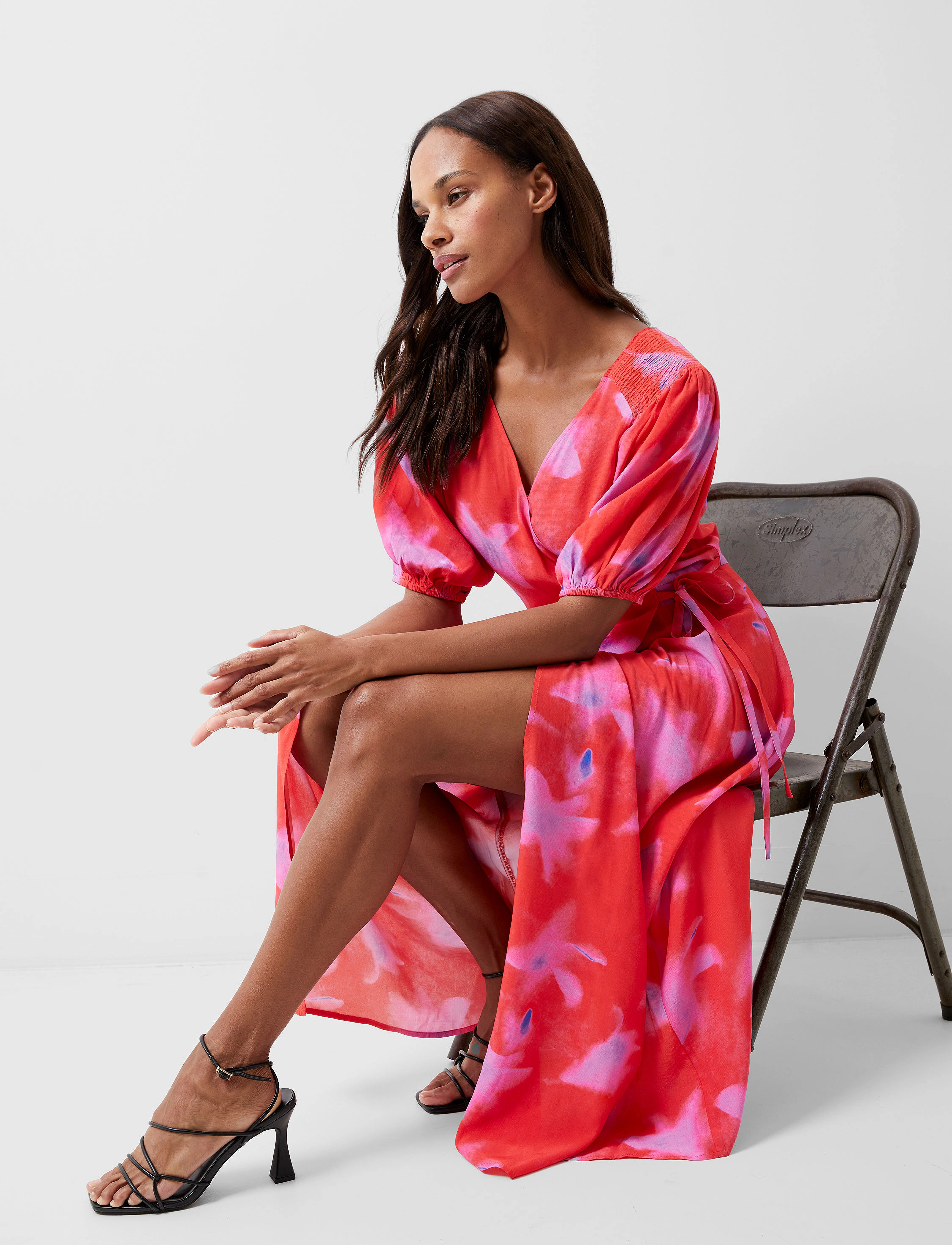 French Connection - CHRISTY DELPHINE DRESS - raspberry sor/aurora - 3