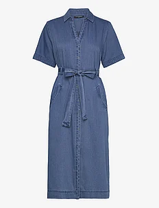 ZAVES CHAMBRAY DENIM DRESS, French Connection