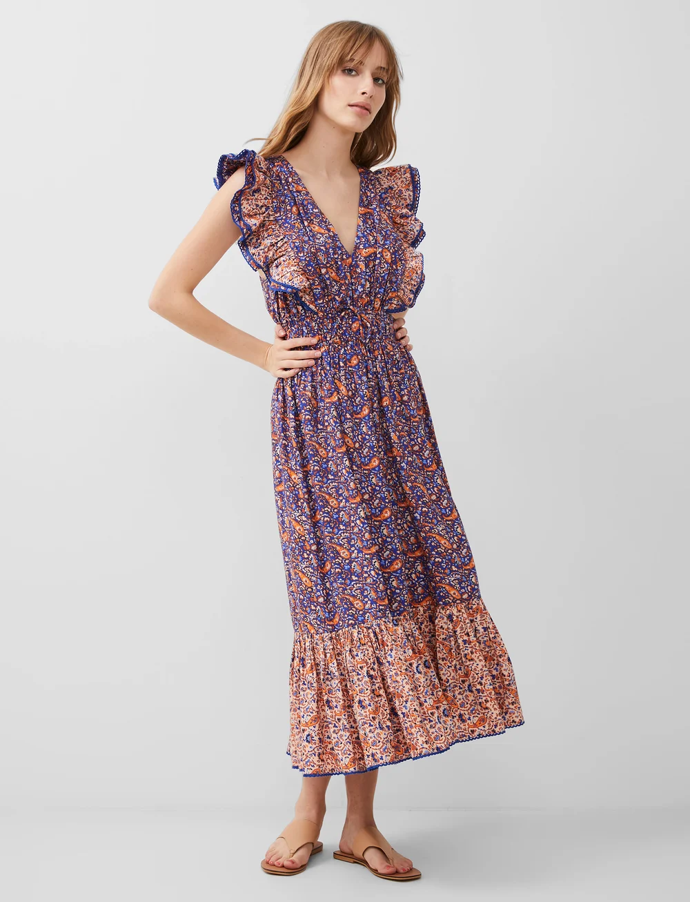 French connection cotton dress 2025