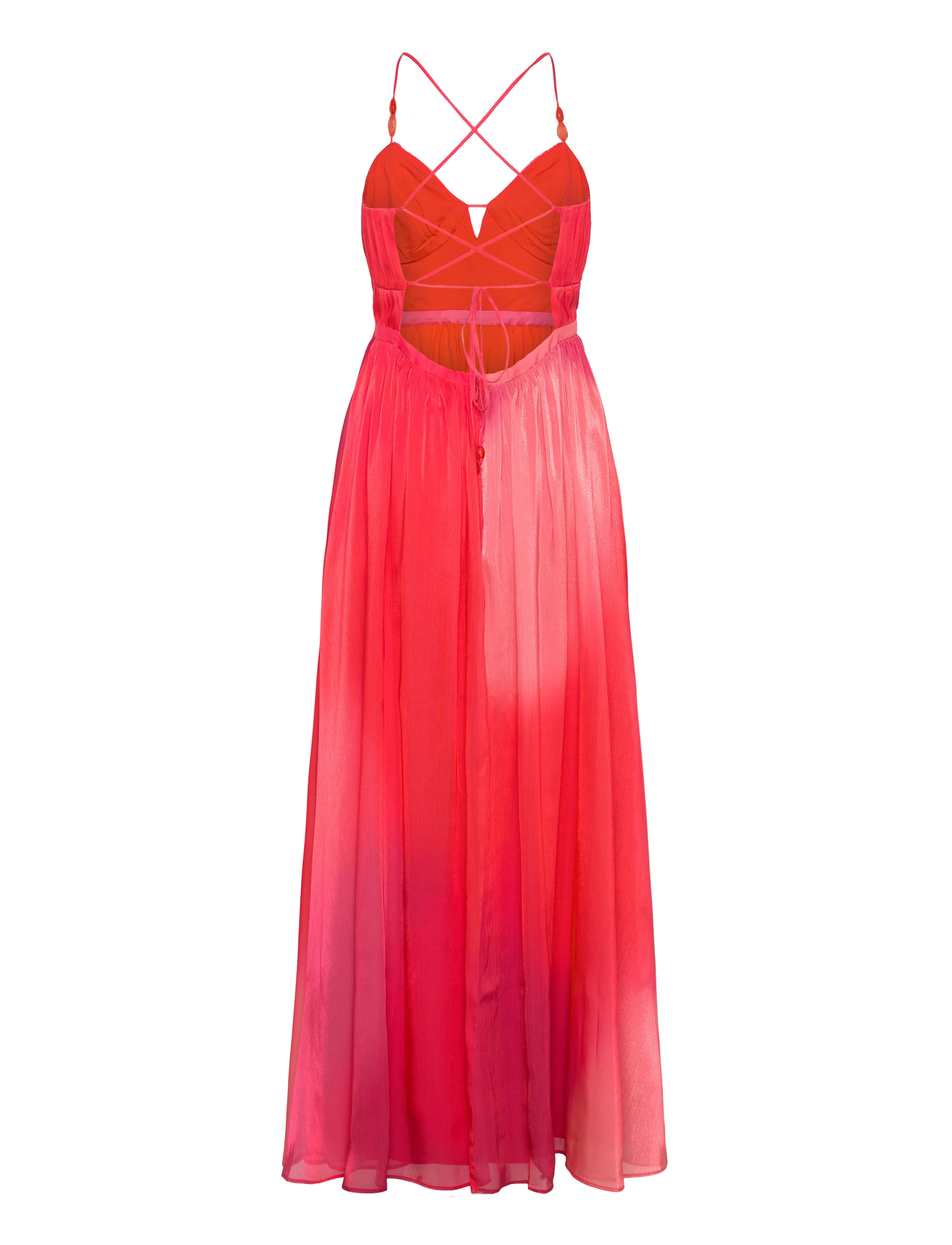 French Connection - DARRYL HALLIE CRINKLE DRESS - lava red - 2