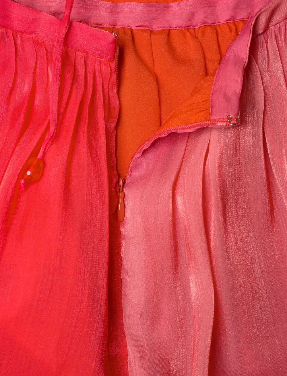 French Connection - DARRYL HALLIE CRINKLE DRESS - vakarkleitas - lava red - 5