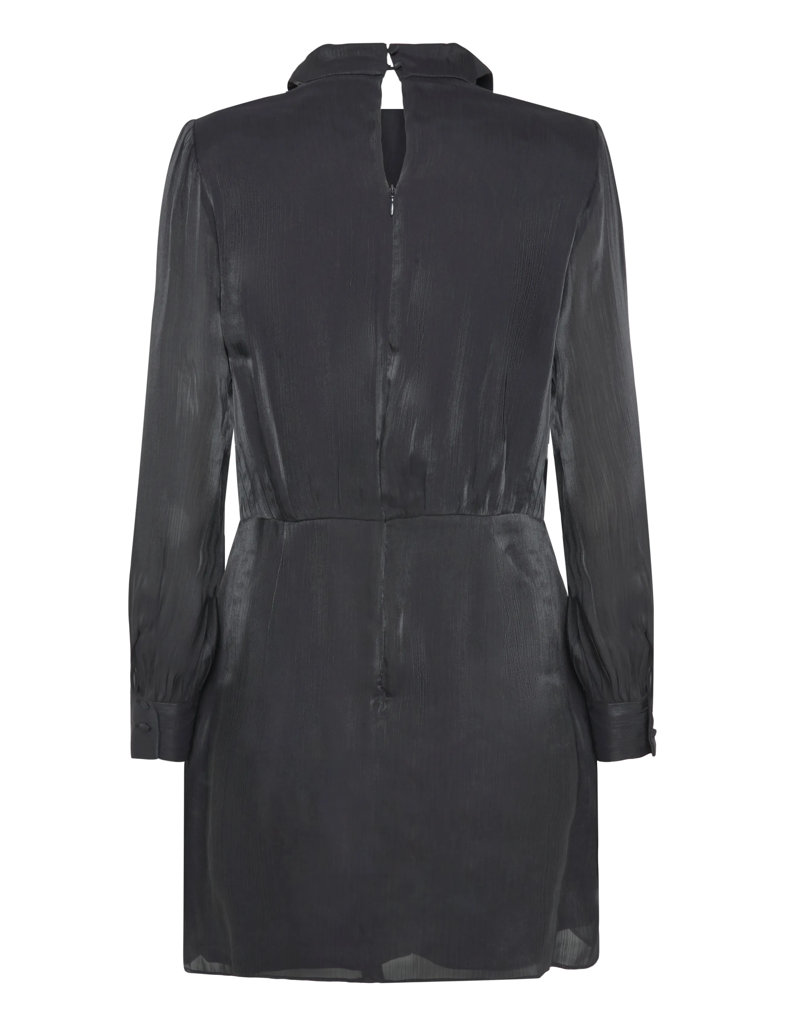French Connection - AVELINE SCARF NK MINI DRESS - short dresses - black - 2