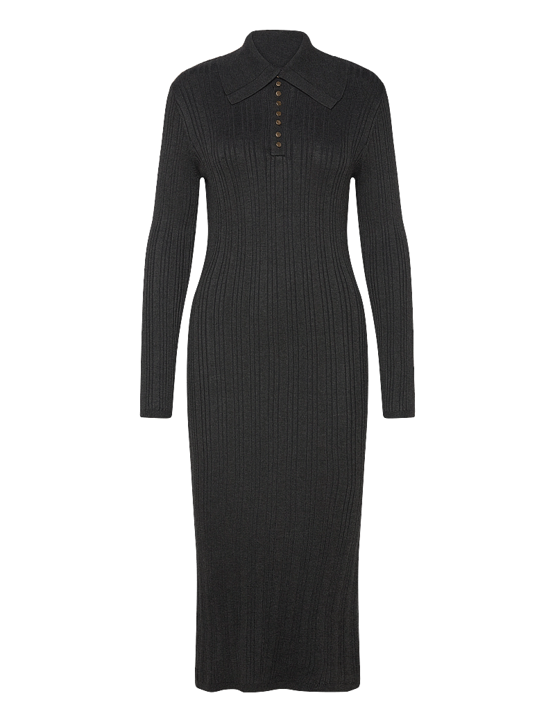 French Connection - NIA MARI DRESS - stickade klänningar - charcoal mel - 1