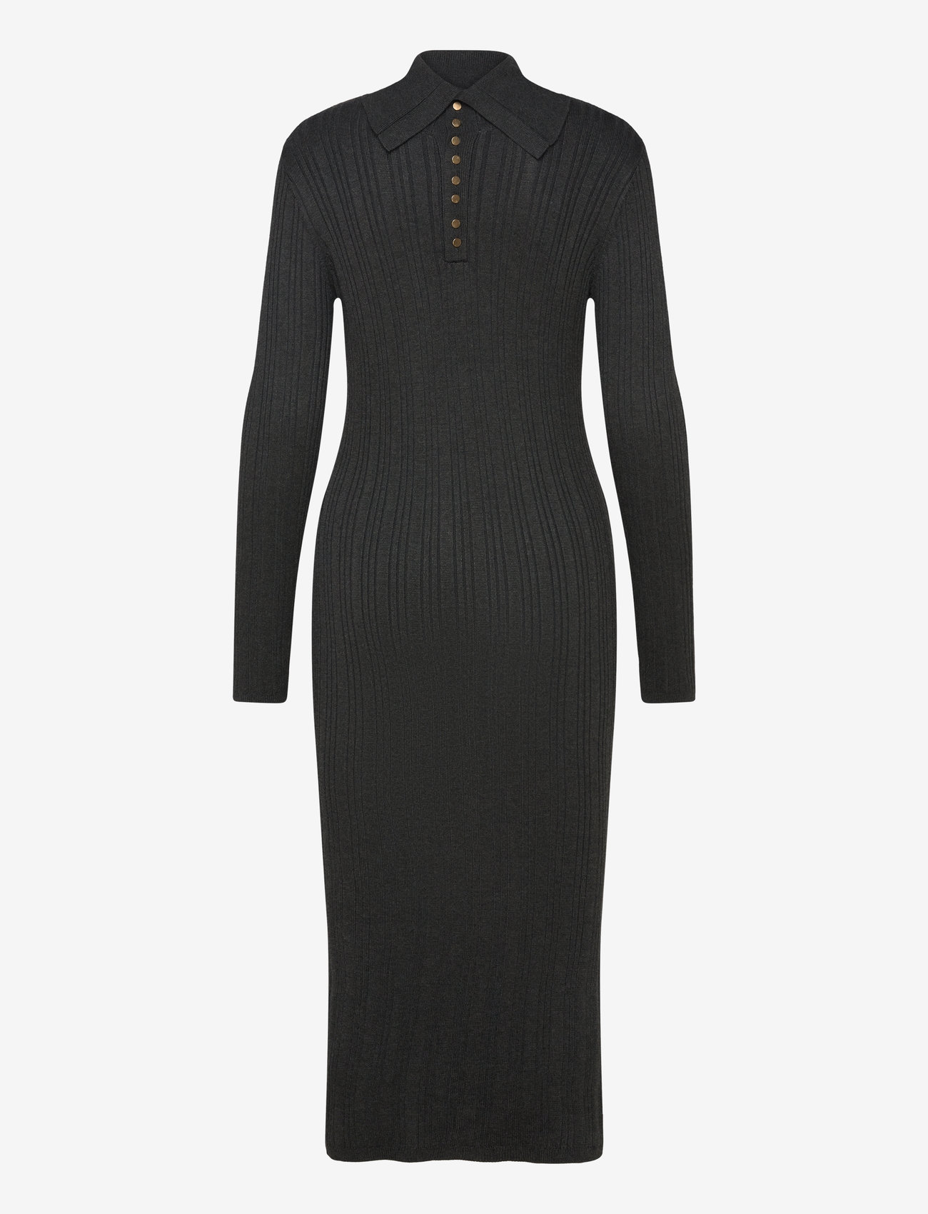 French Connection - NIA MARI DRESS - stickade klänningar - charcoal mel - 3