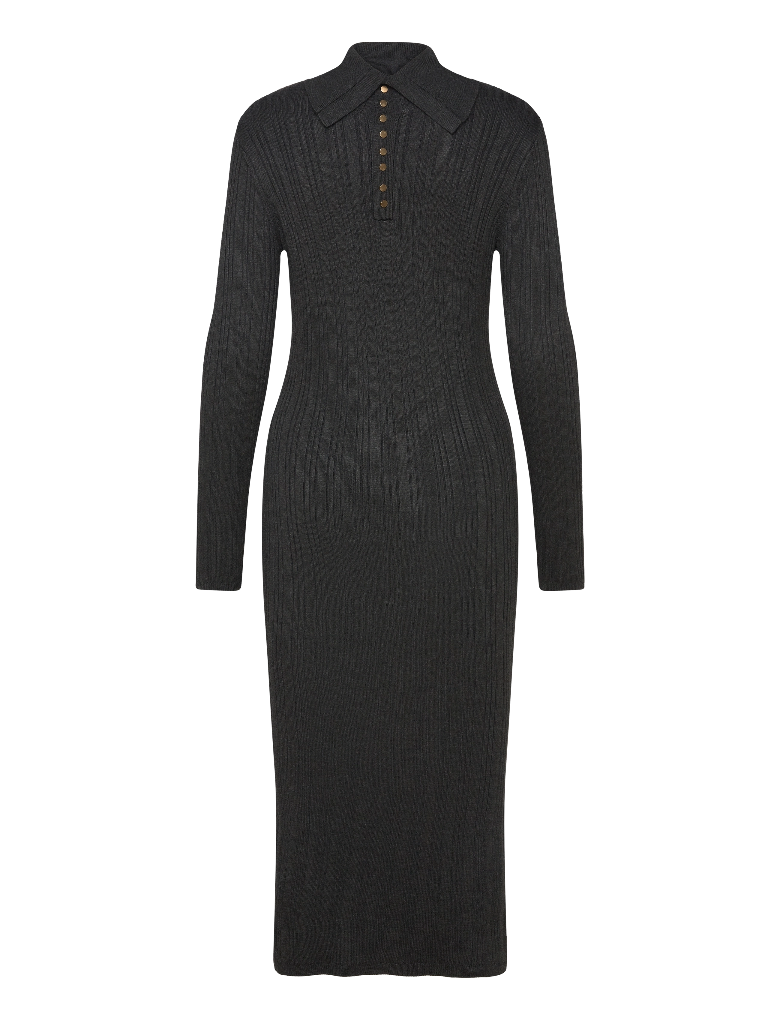 French Connection - NIA MARI DRESS - strikkjoler - charcoal mel - 3