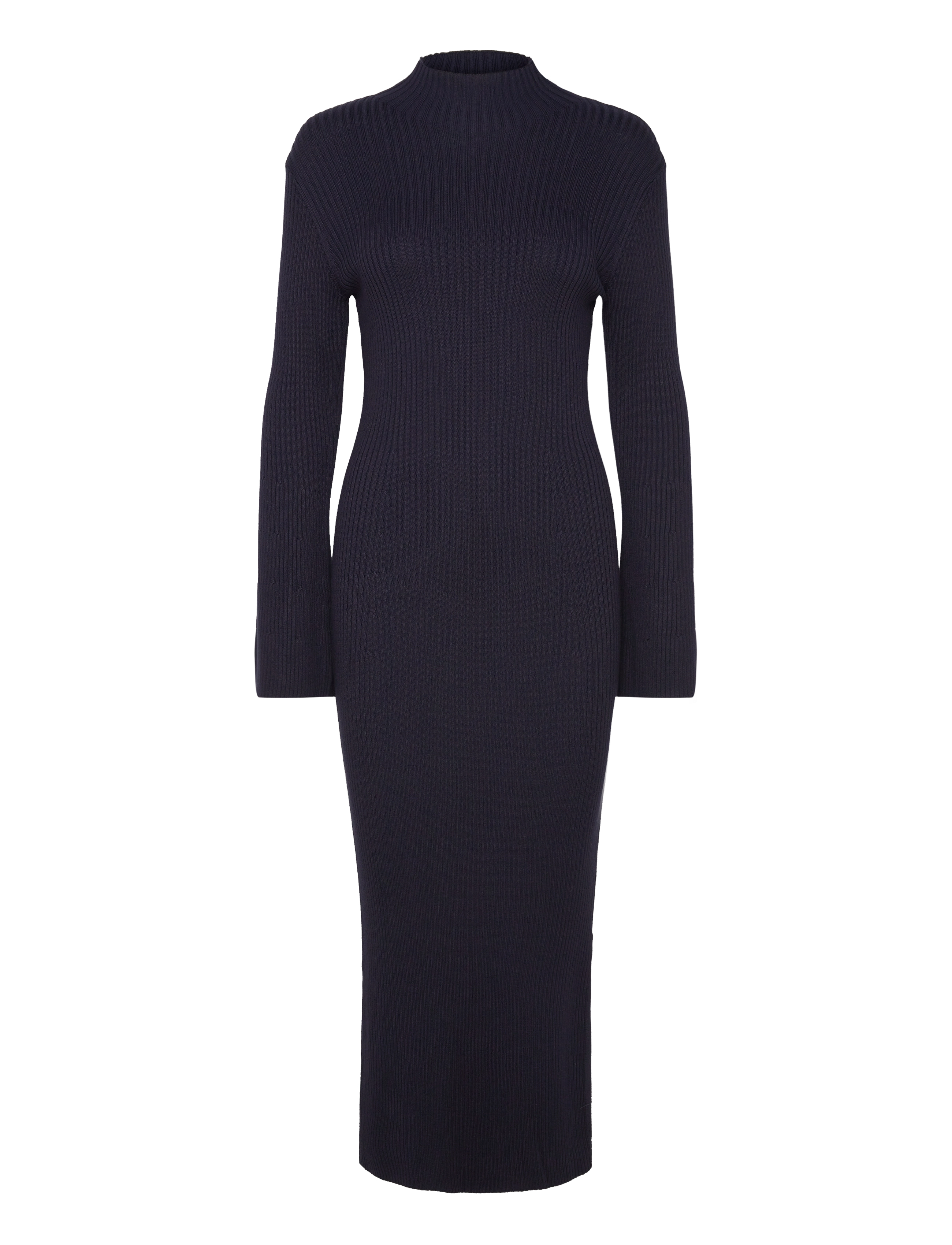 French Connection - LOLLY MARI FLARE SLV DRESS - marine - 1