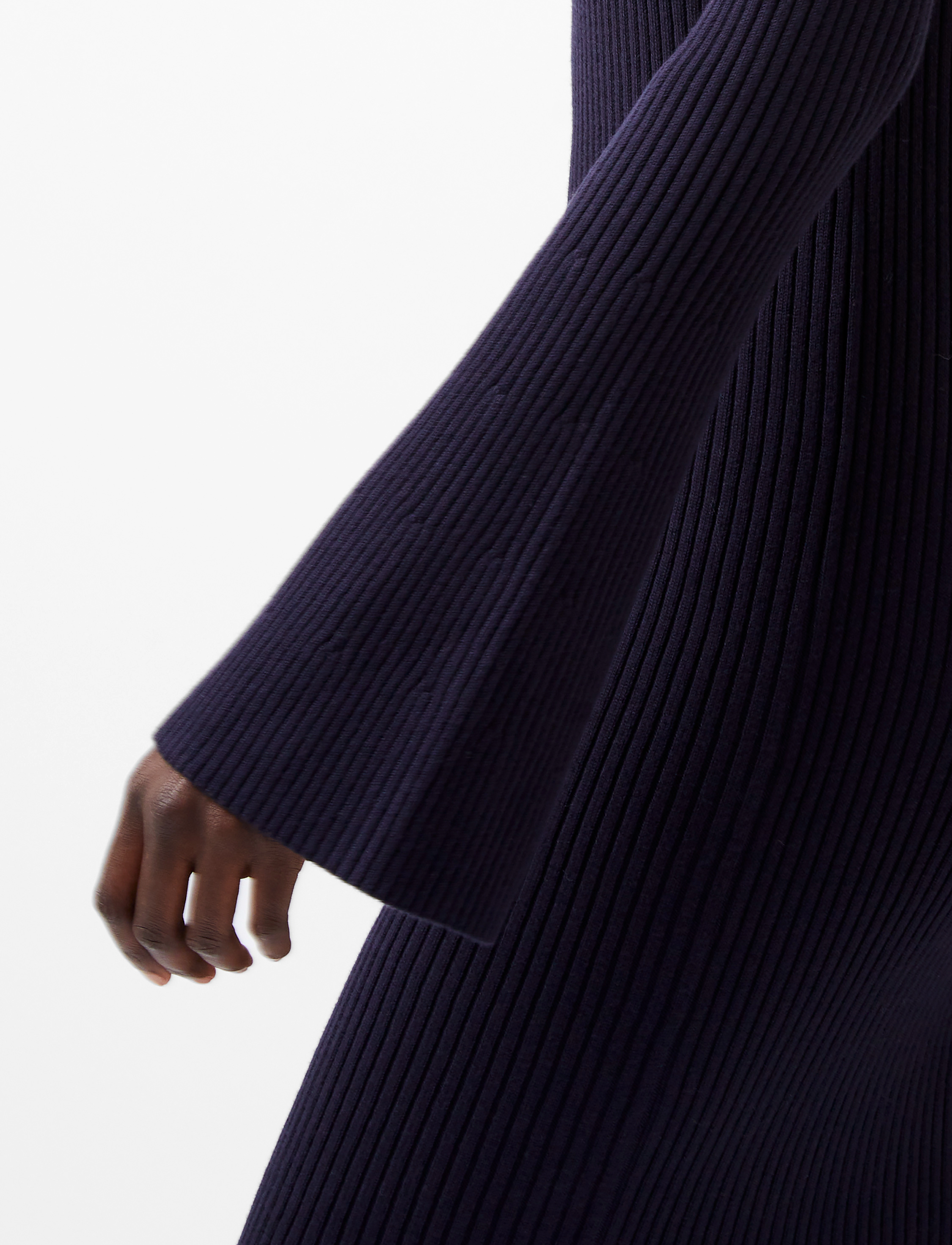 French Connection - LOLLY MARI FLARE SLV DRESS - marine - 4