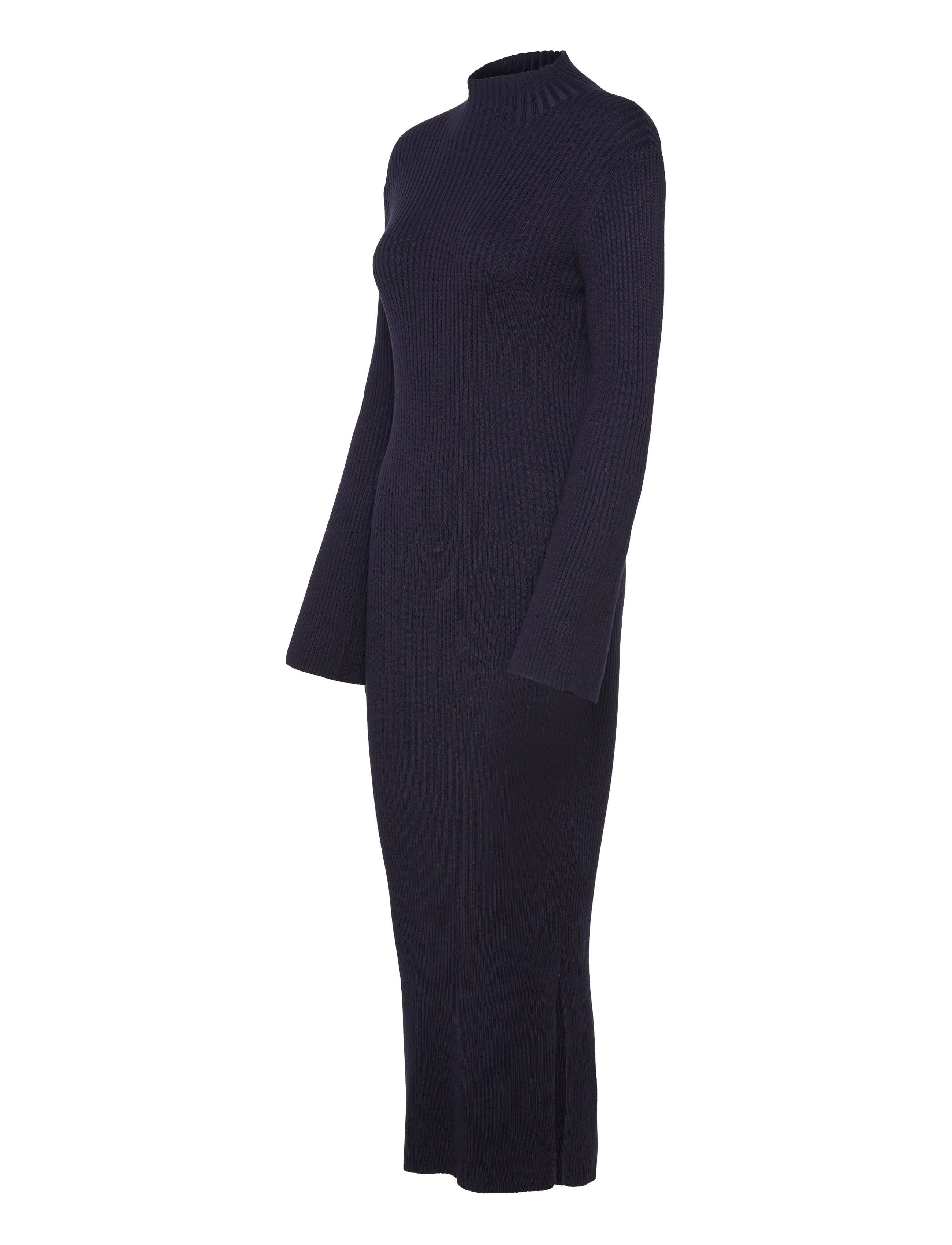 French Connection - LOLLY MARI FLARE SLV DRESS - marine - 3