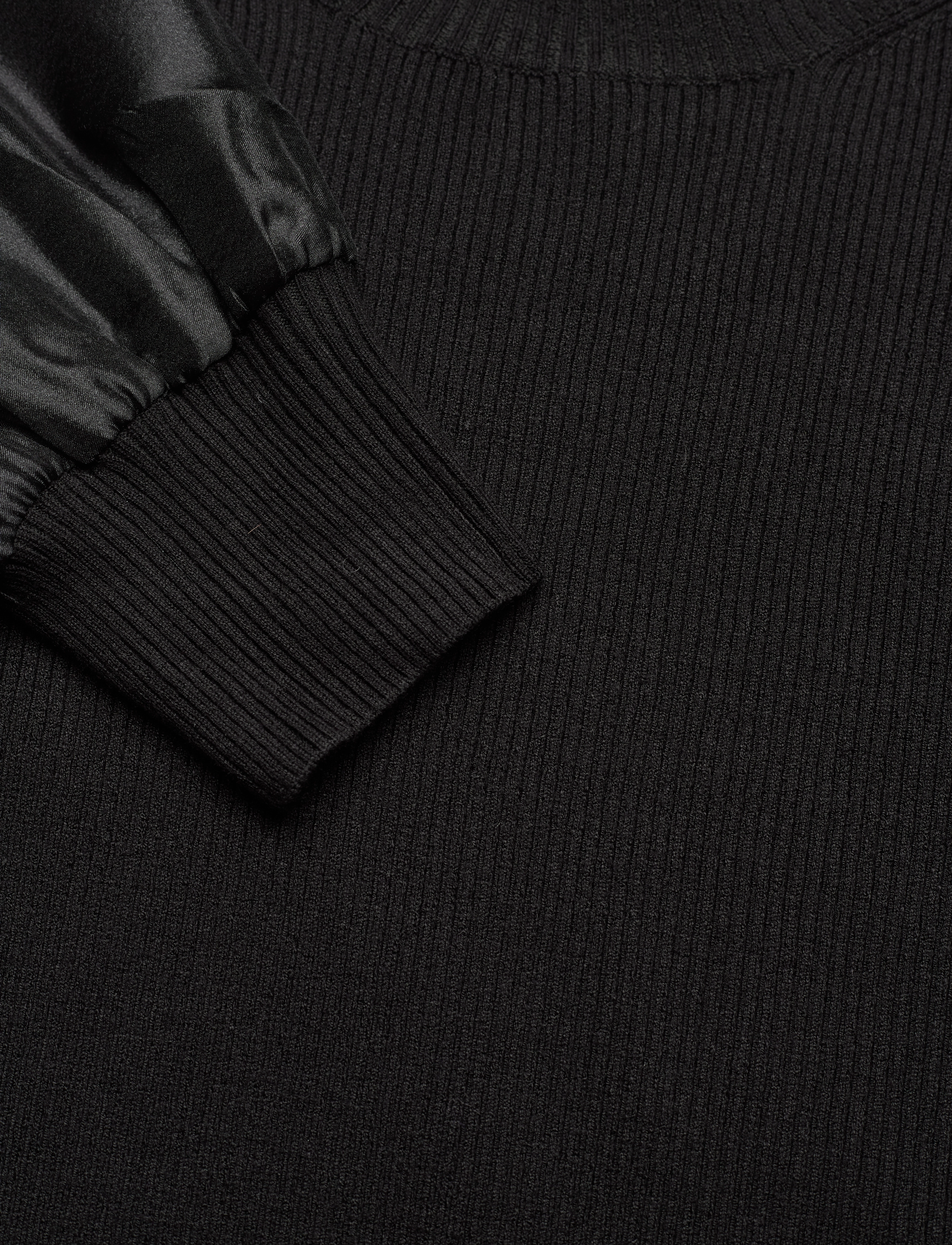 French Connection - KRISTA ORGANZA PUFF SLV DRESS - blackout - 4