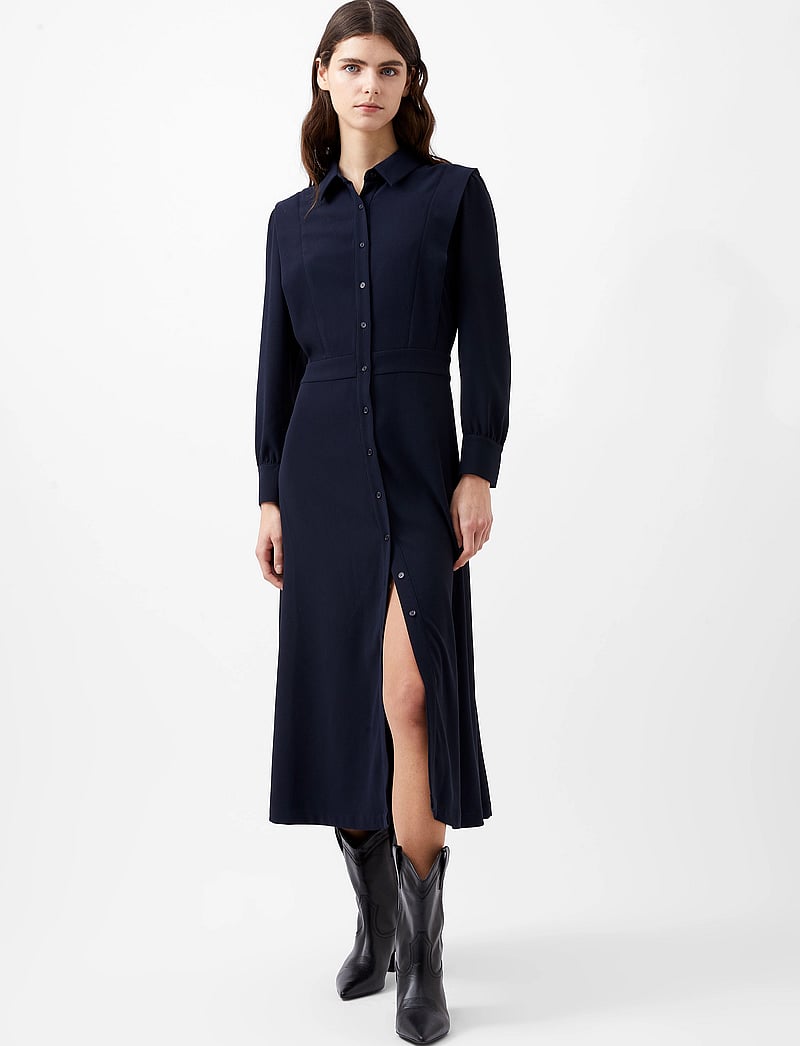 French Connection Brina Crepe Button Down Dress Maxi dresses Boozt