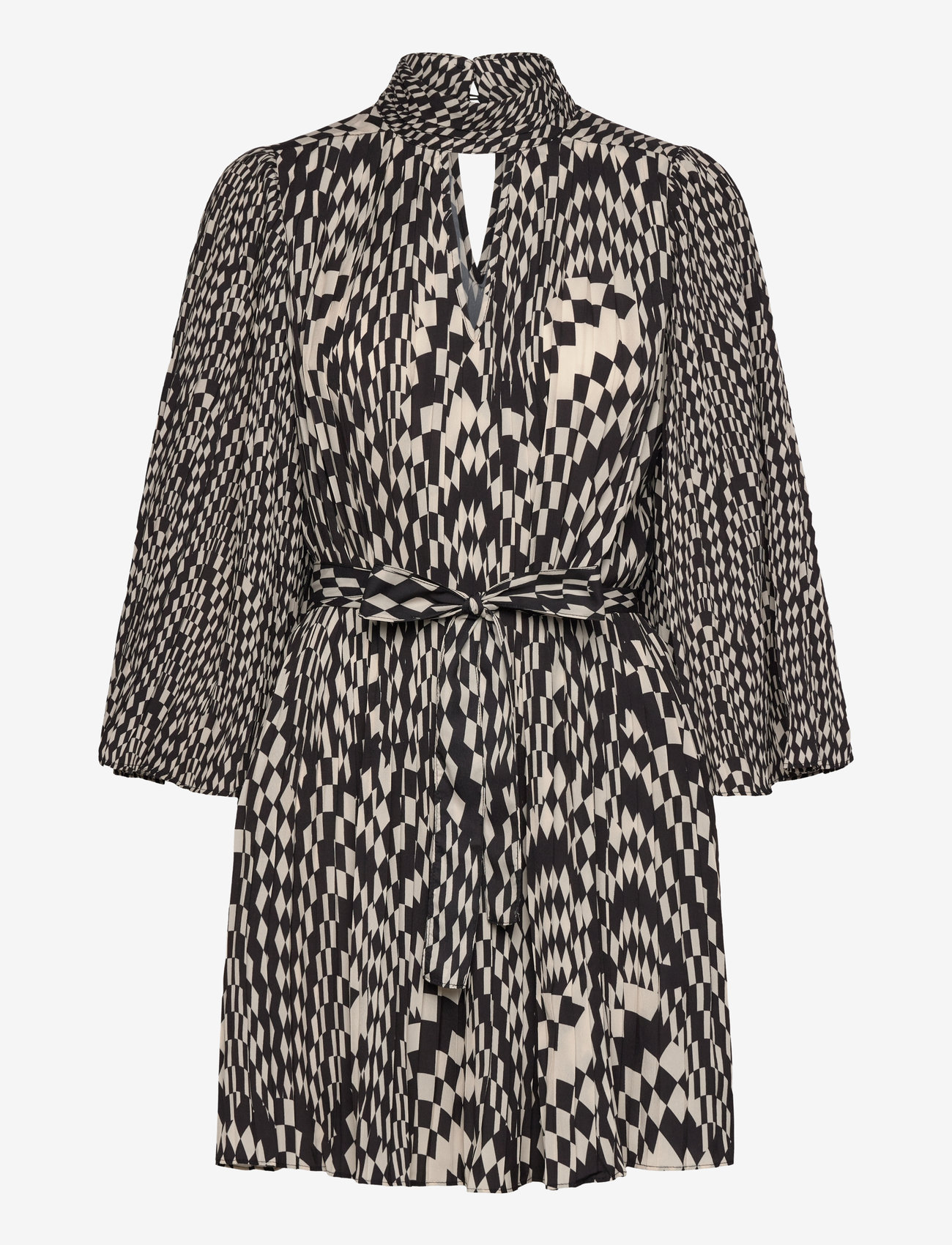 French Connection - FERN ARIE PLEATED ELLA GGT DRS - classic cream/blacko - 1