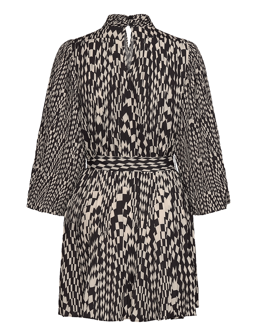French Connection - FERN ARIE PLEATED ELLA GGT DRS - party dresses - classic cream/blacko - 2