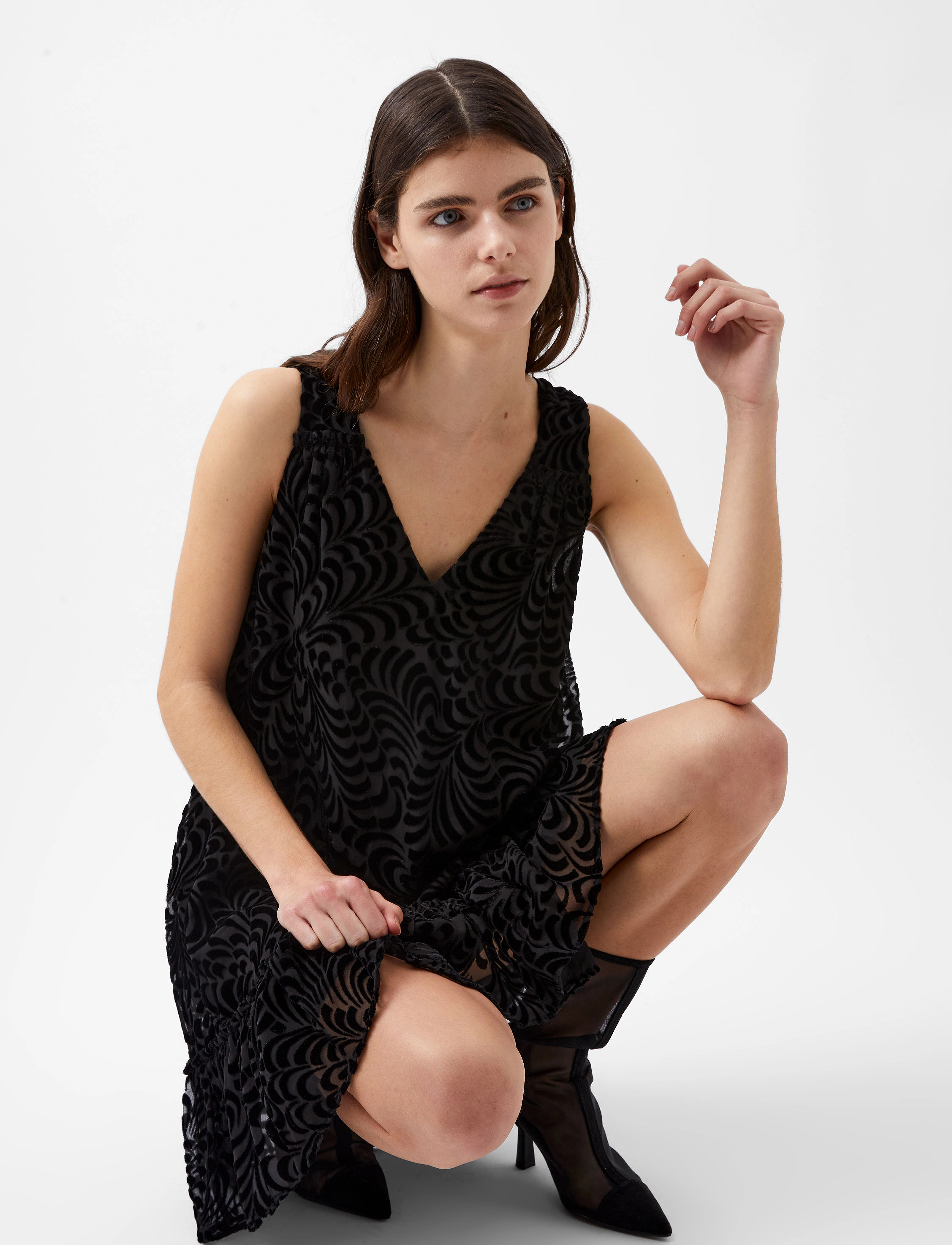 French Connection - DIA DEVORE DRESS - festmode zu outlet-preisen - blackout - 3
