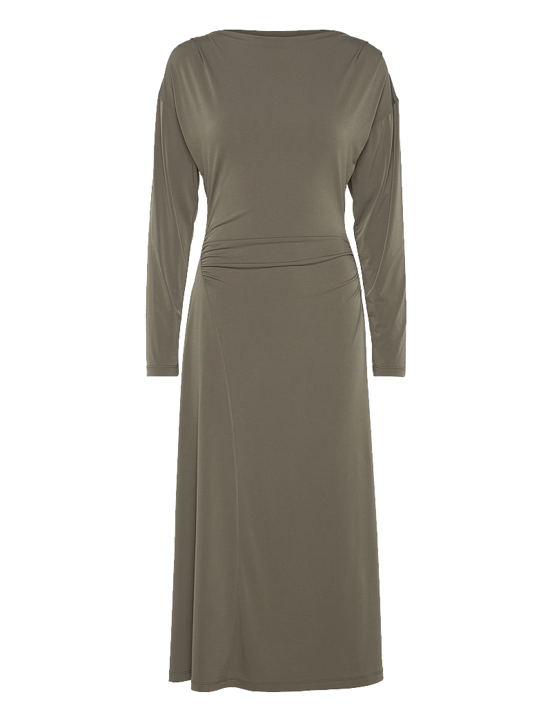 French Connection - SAMIRA JERSEY DRESS - midikleider - tarmac khaki - 1