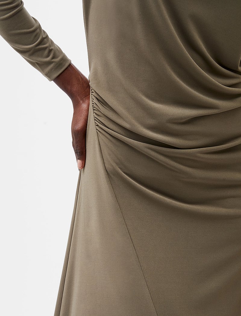 French Connection - SAMIRA JERSEY DRESS - midikleider - tarmac khaki - 3