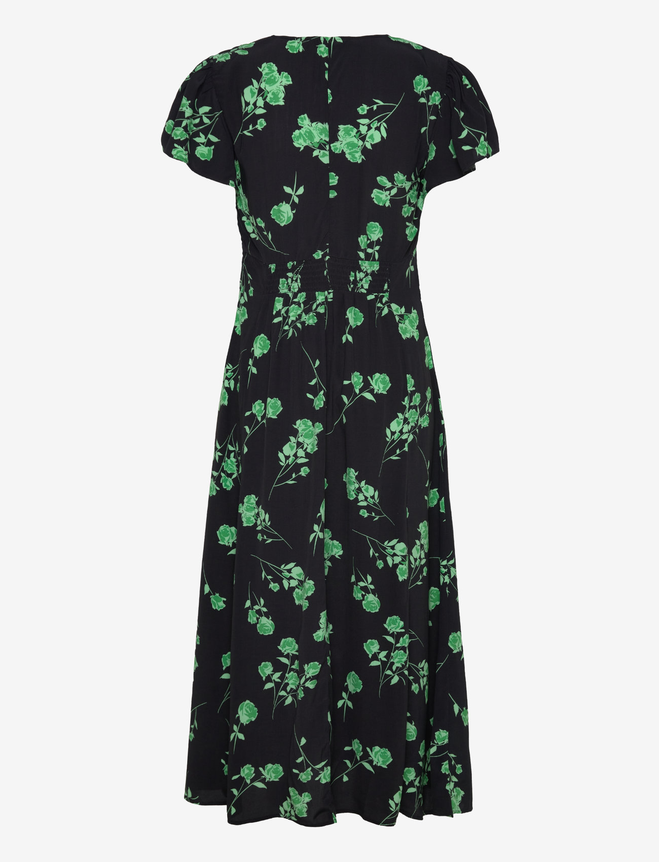 French Connection - ALLESANDRA DELPH S/S VNK DRESS - sommerkjoler - blackout/green - 2