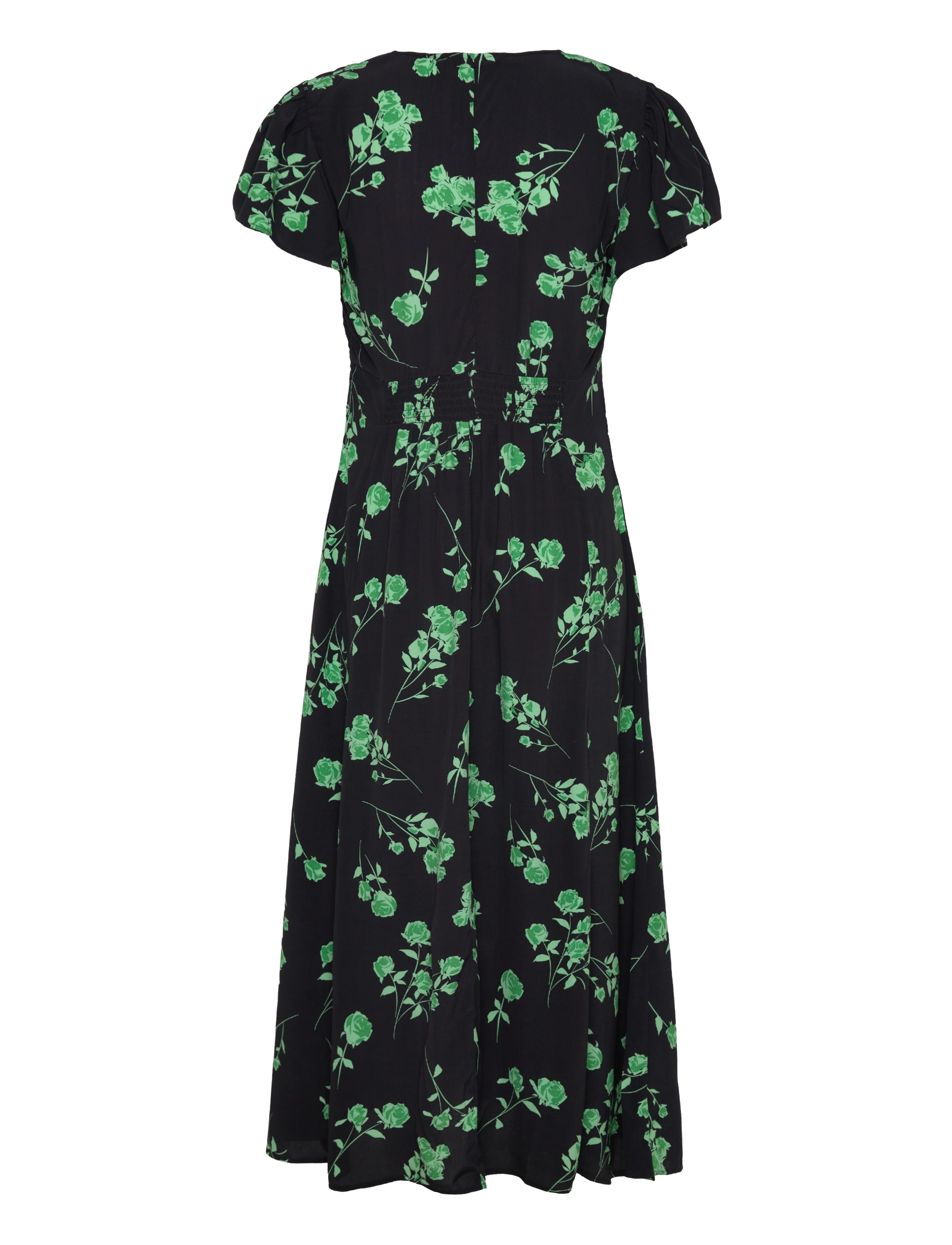 French Connection - ALLESANDRA DELPH S/S VNK DRESS - blackout/green - 2