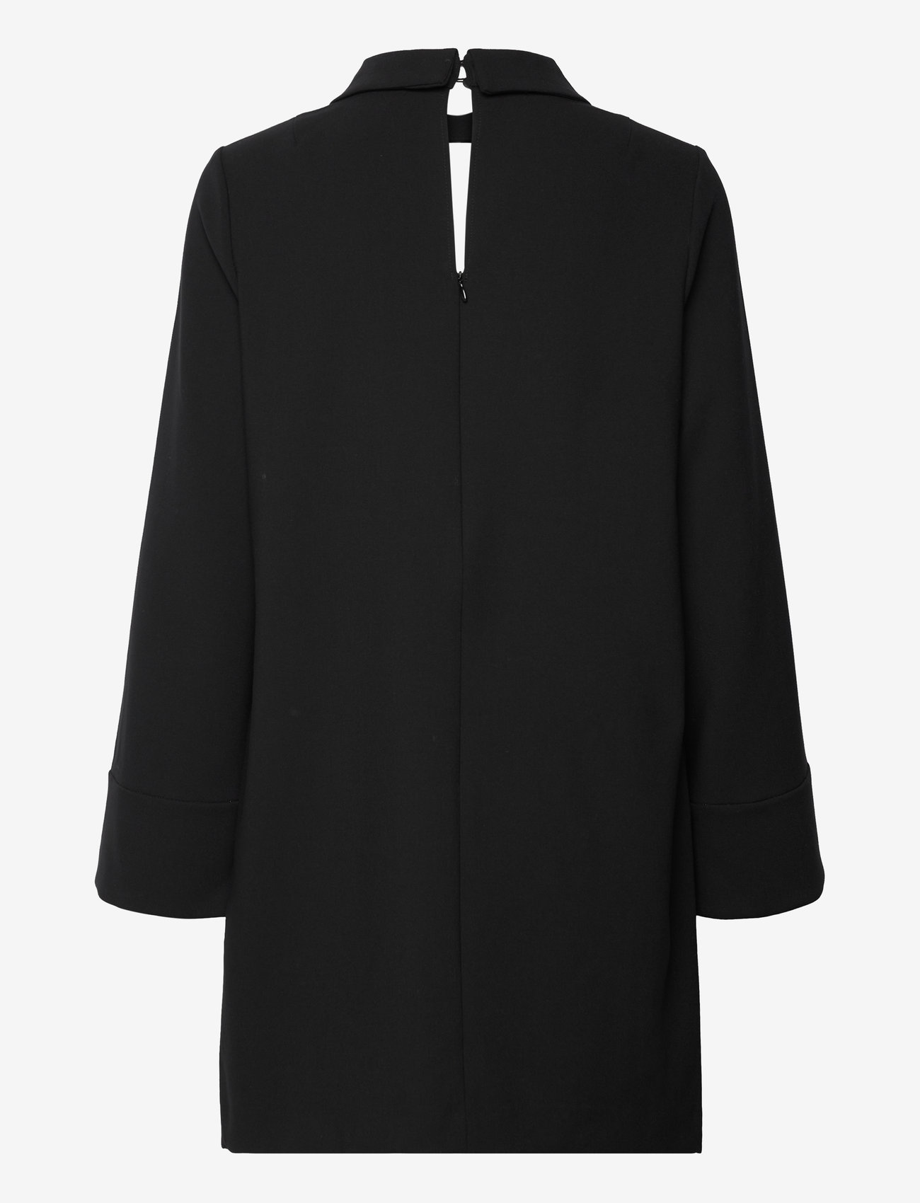 French Connection - WHISPER LS FOLDED CUFF DRESS - festkjoler - blackout/winter whte - 2