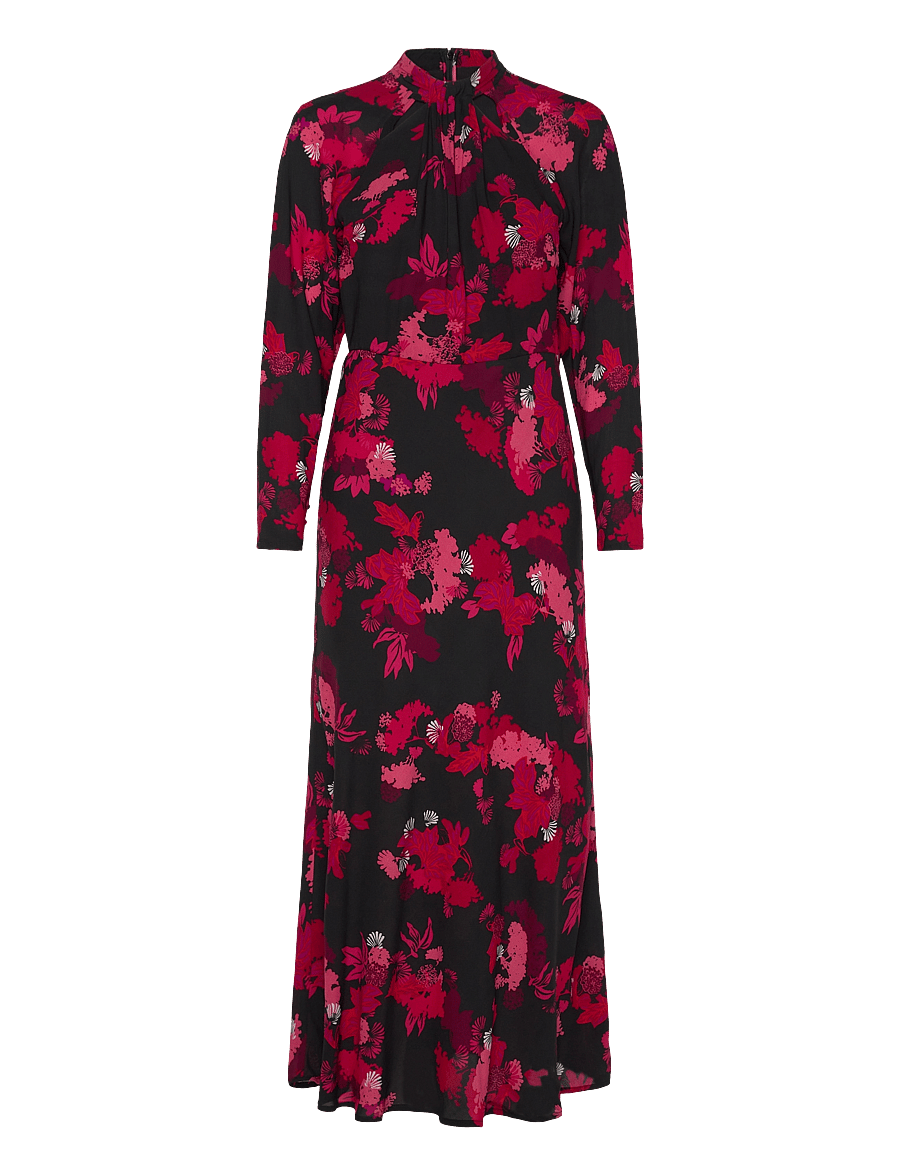 French Connection - FOLIAGE CHIARA TIE KNOT NK DRS - blackout multi - 1