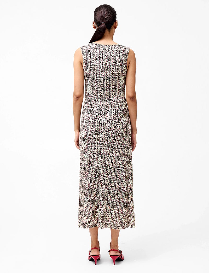 French Connection - SHANNON RUCHED MIDI DRESS - midi-jurken - navy multi - 4