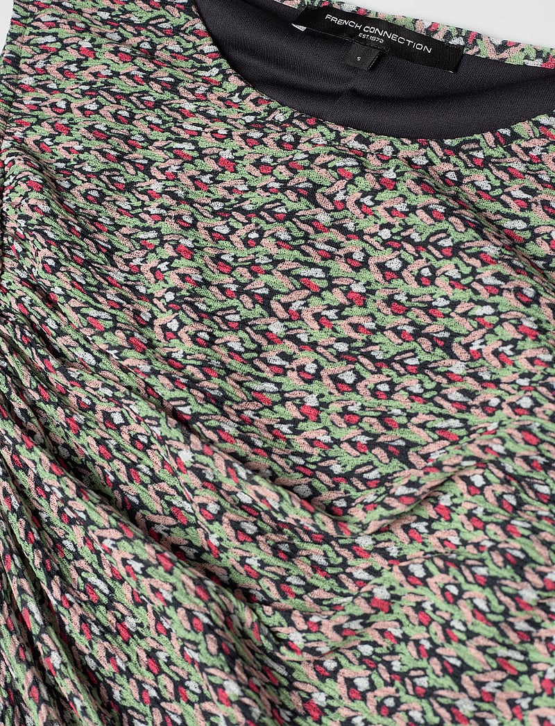 French Connection - SHANNON RUCHED MIDI DRESS - midi-jurken - navy multi - 5