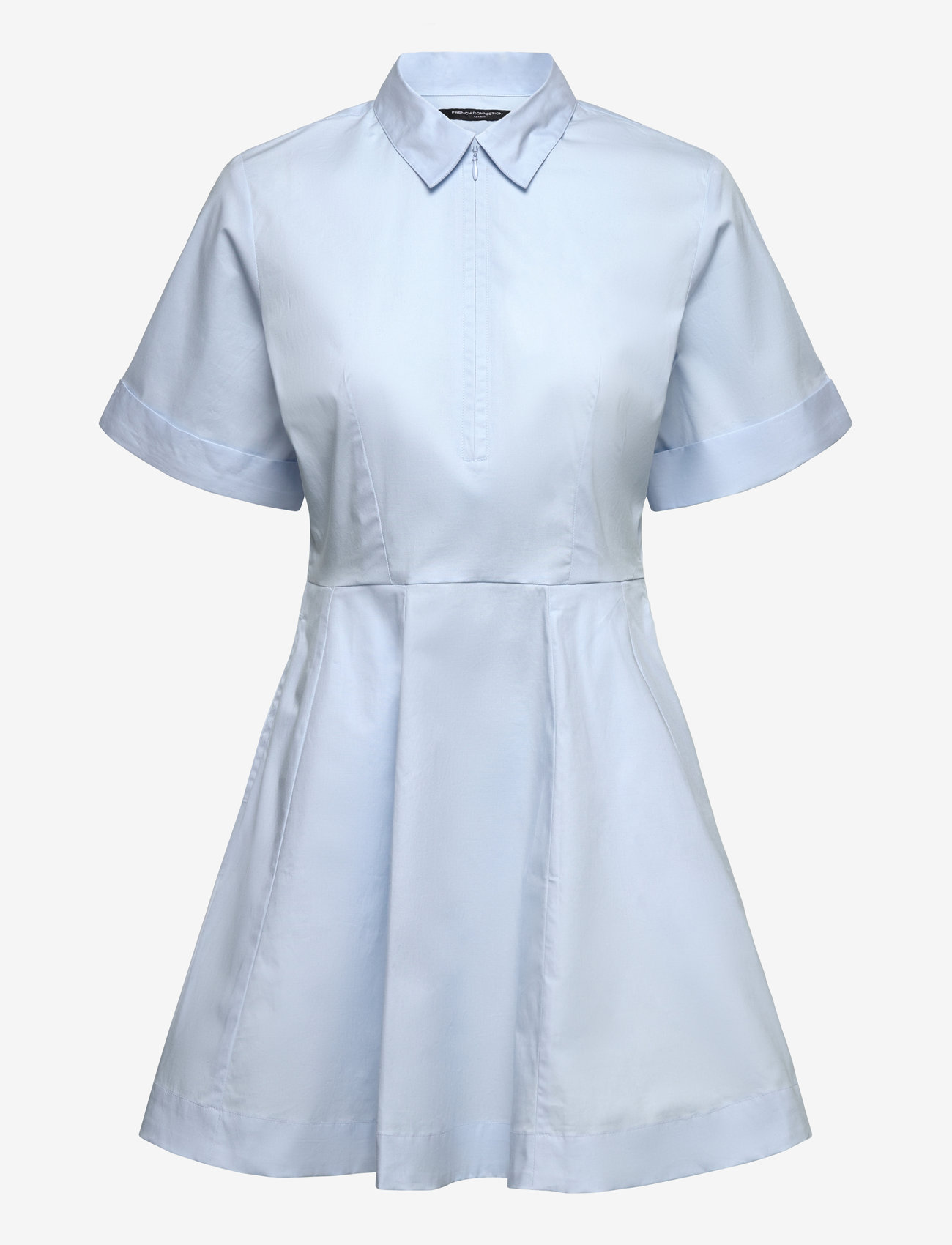 French Connection - ISABELLE POPLIN MINI SHIRT DRS - sky blue - 1